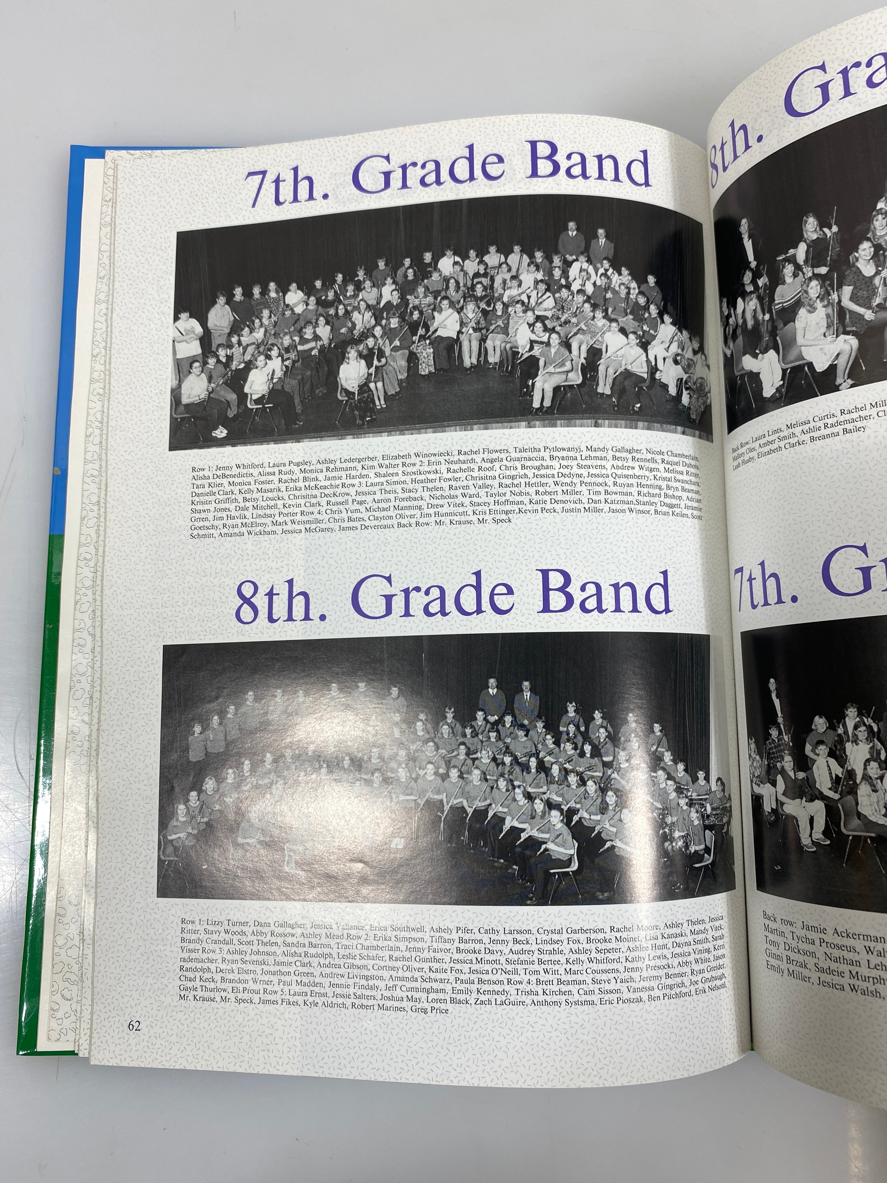 1998 Rodney B Wilson Middle School Yearbook St. Johns Michigan HC