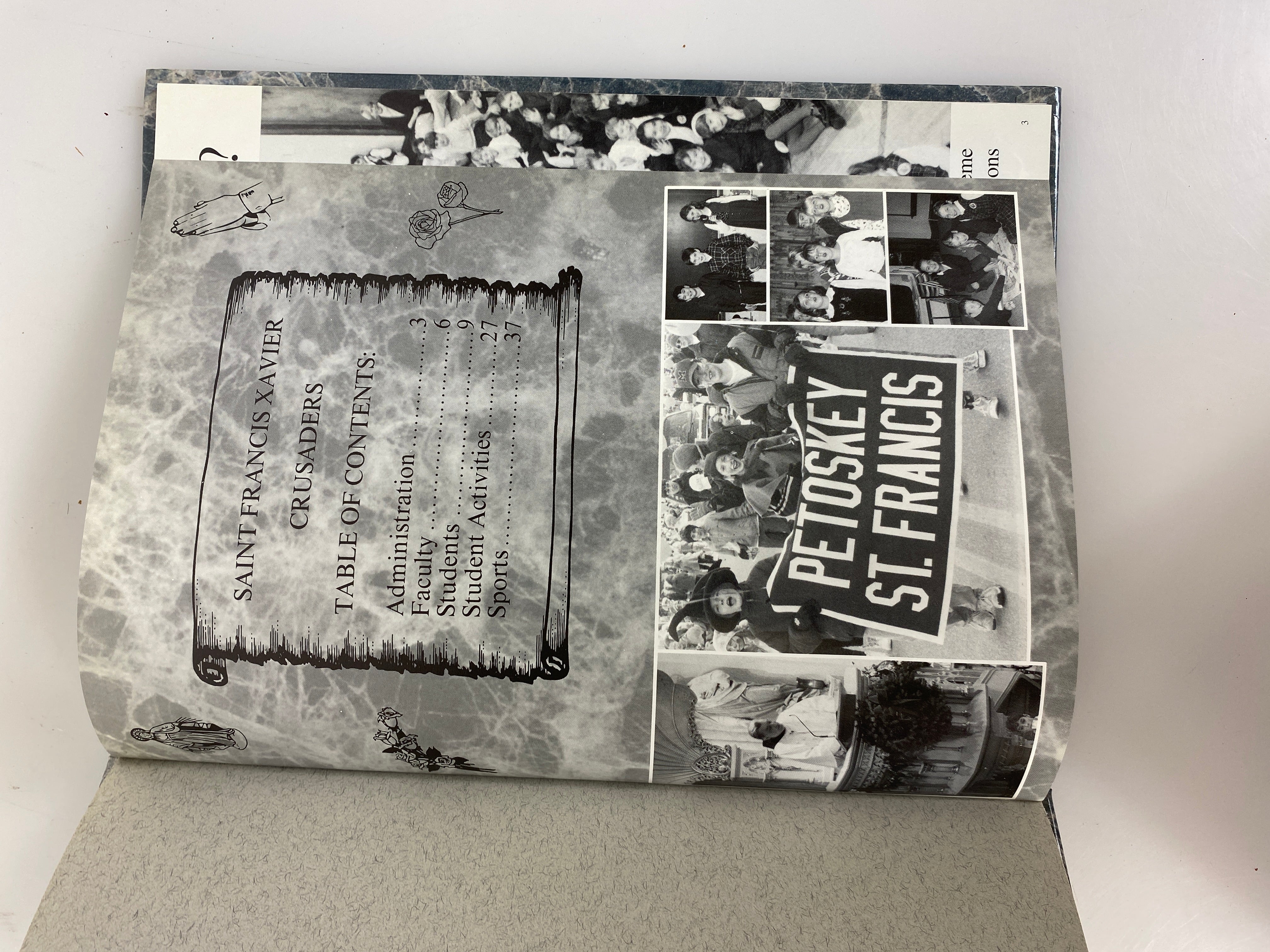1998 St. Francis Xavier School Yearbook Petoskey Michigan HC