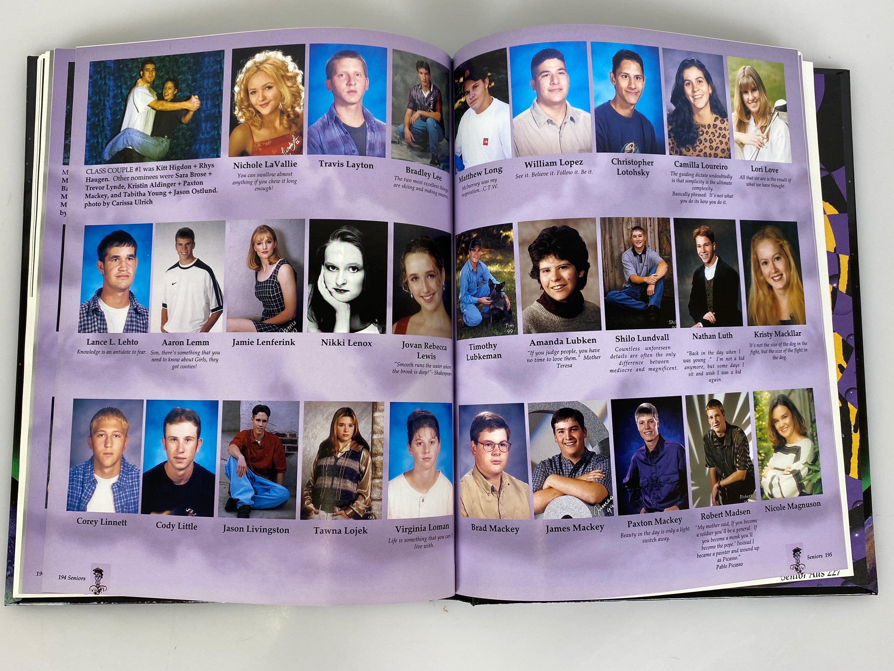 1999 Campbell County High School Yearbook Gillette Wyoming HC