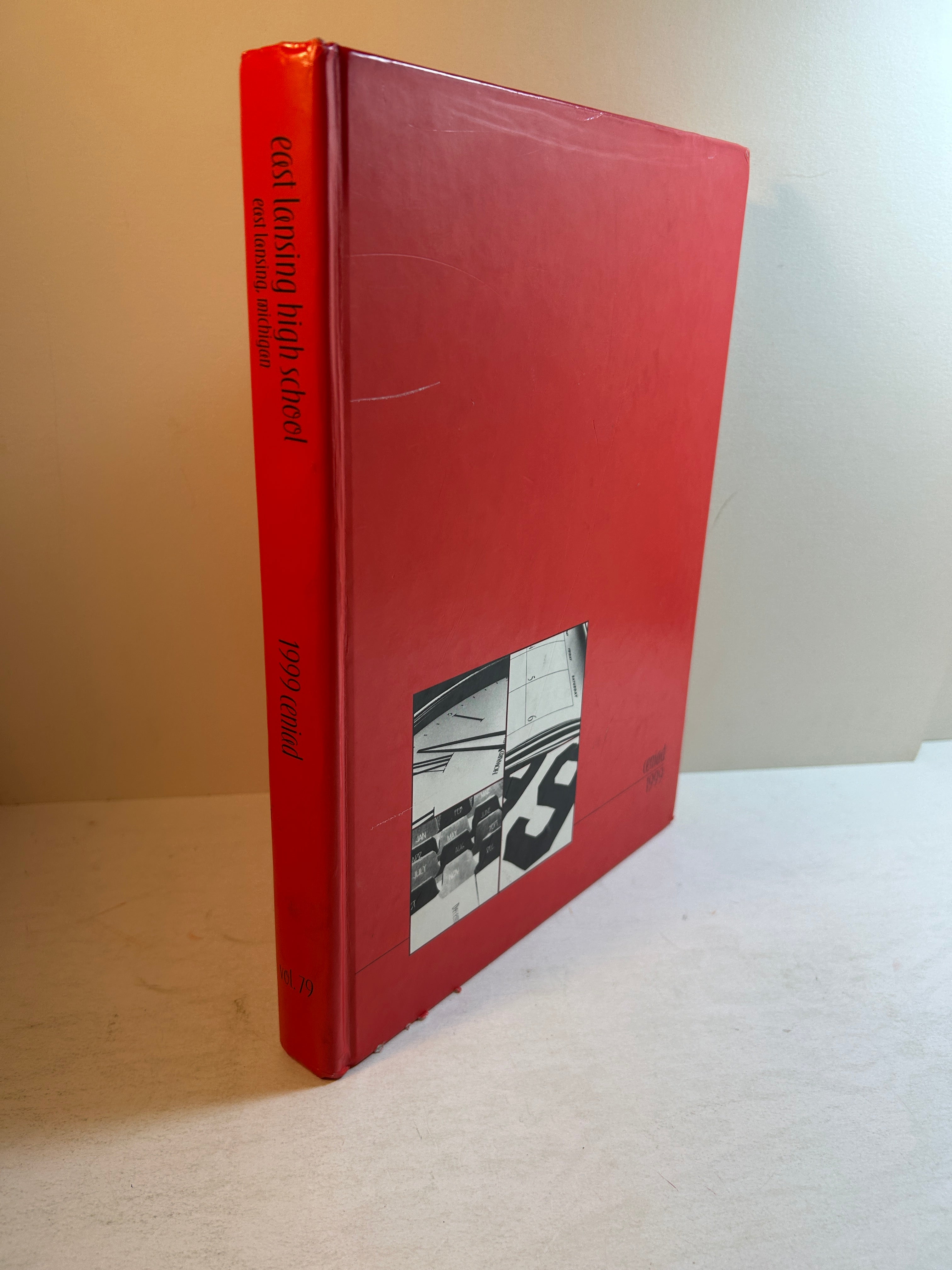 1999 "Ceniad" East Lansing High School Yearbook HC