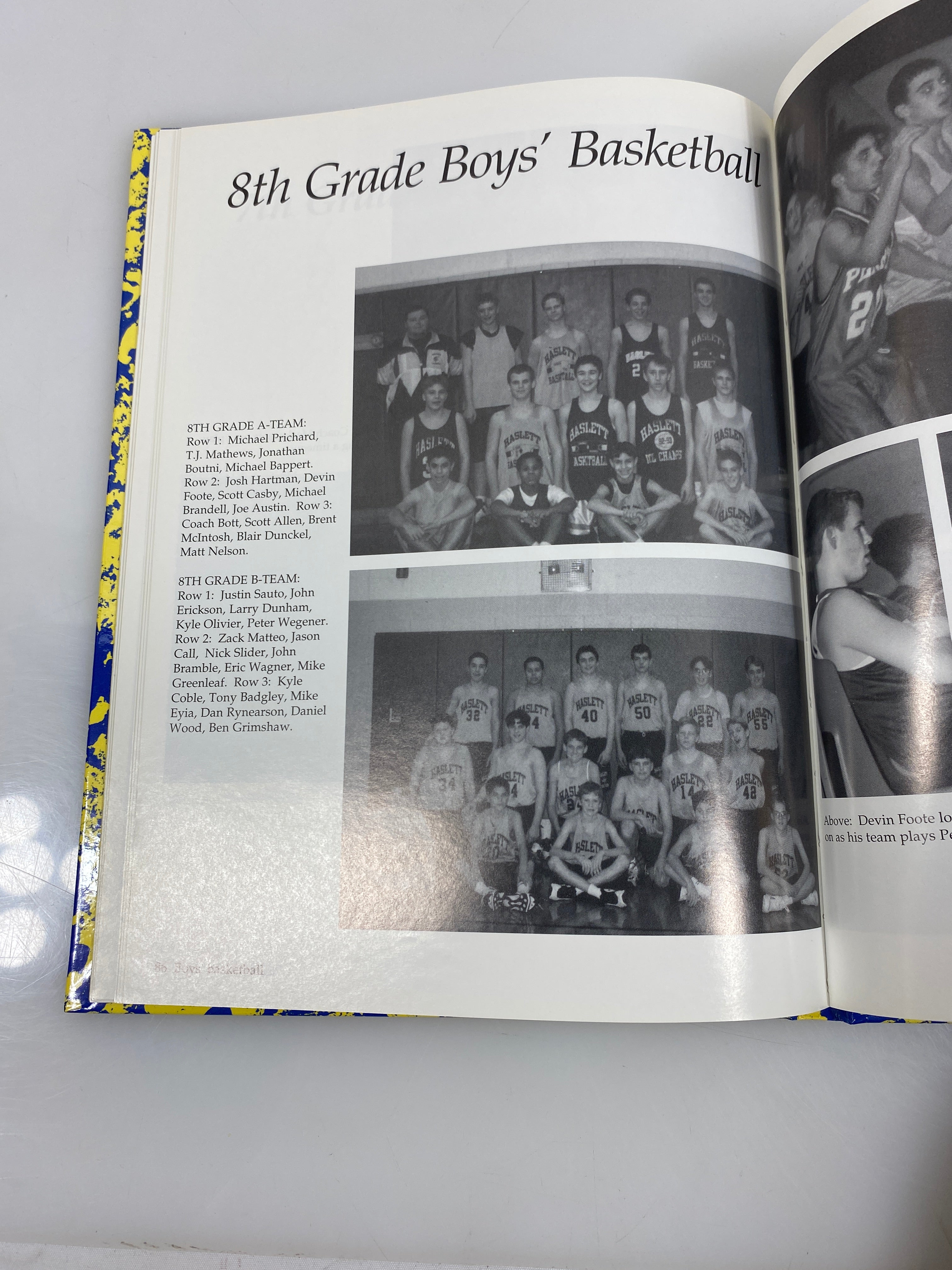 1999 Haslett Middle School Yearbook HC Haslett, MI