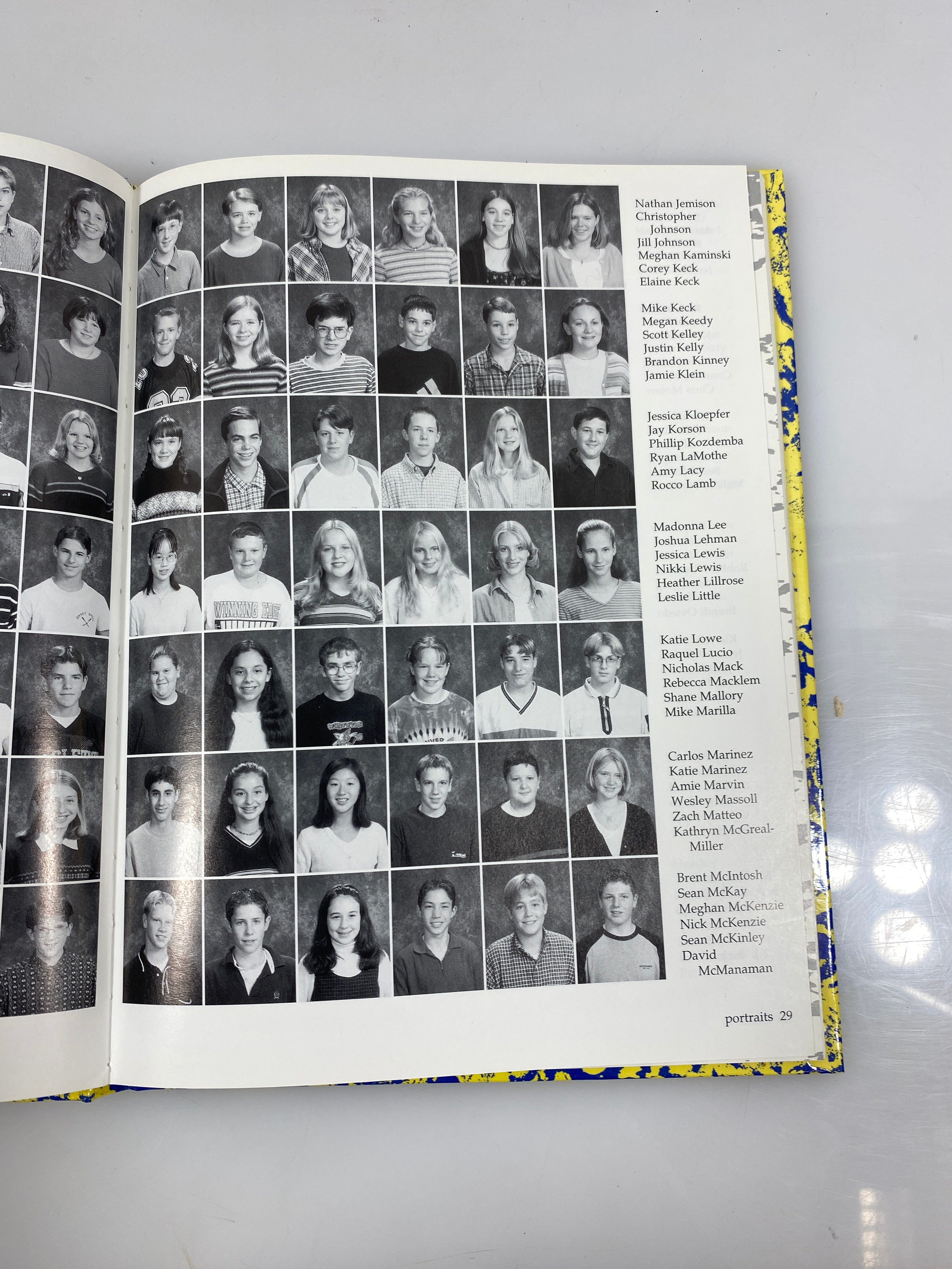 1999 Haslett Middle School Yearbook HC Haslett, MI