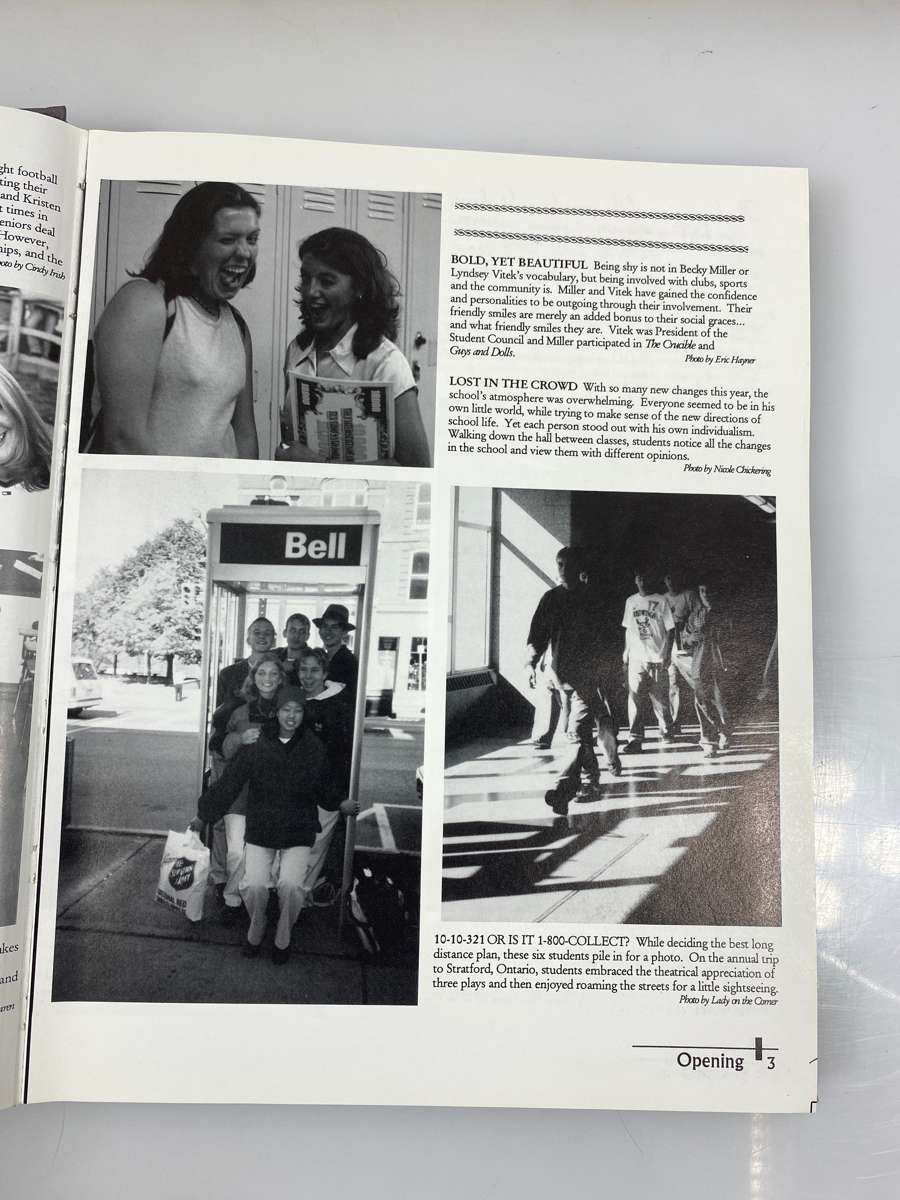 1999 St. Johns High School Yearbook "Wings" St. Johns Michigan HC