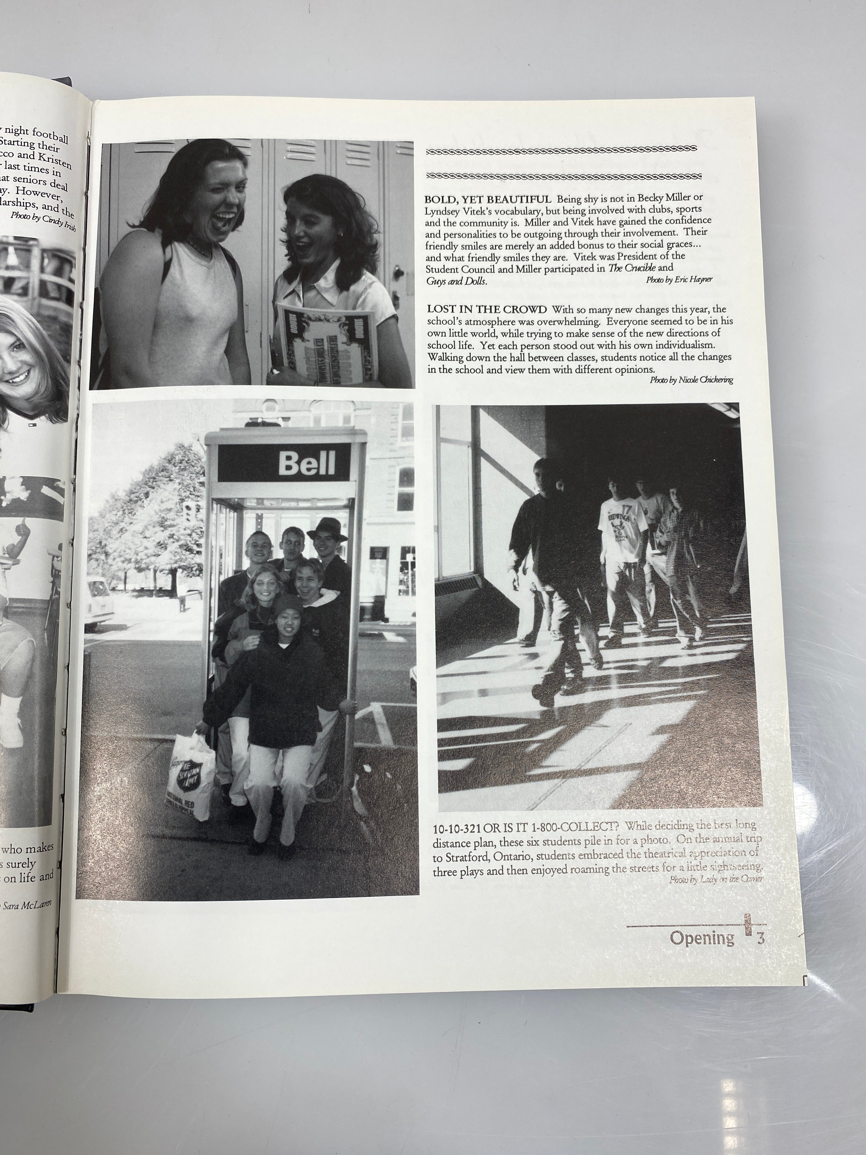 1999 "Wings" St. Johns High School Yearbook St. Johns Michigan HC