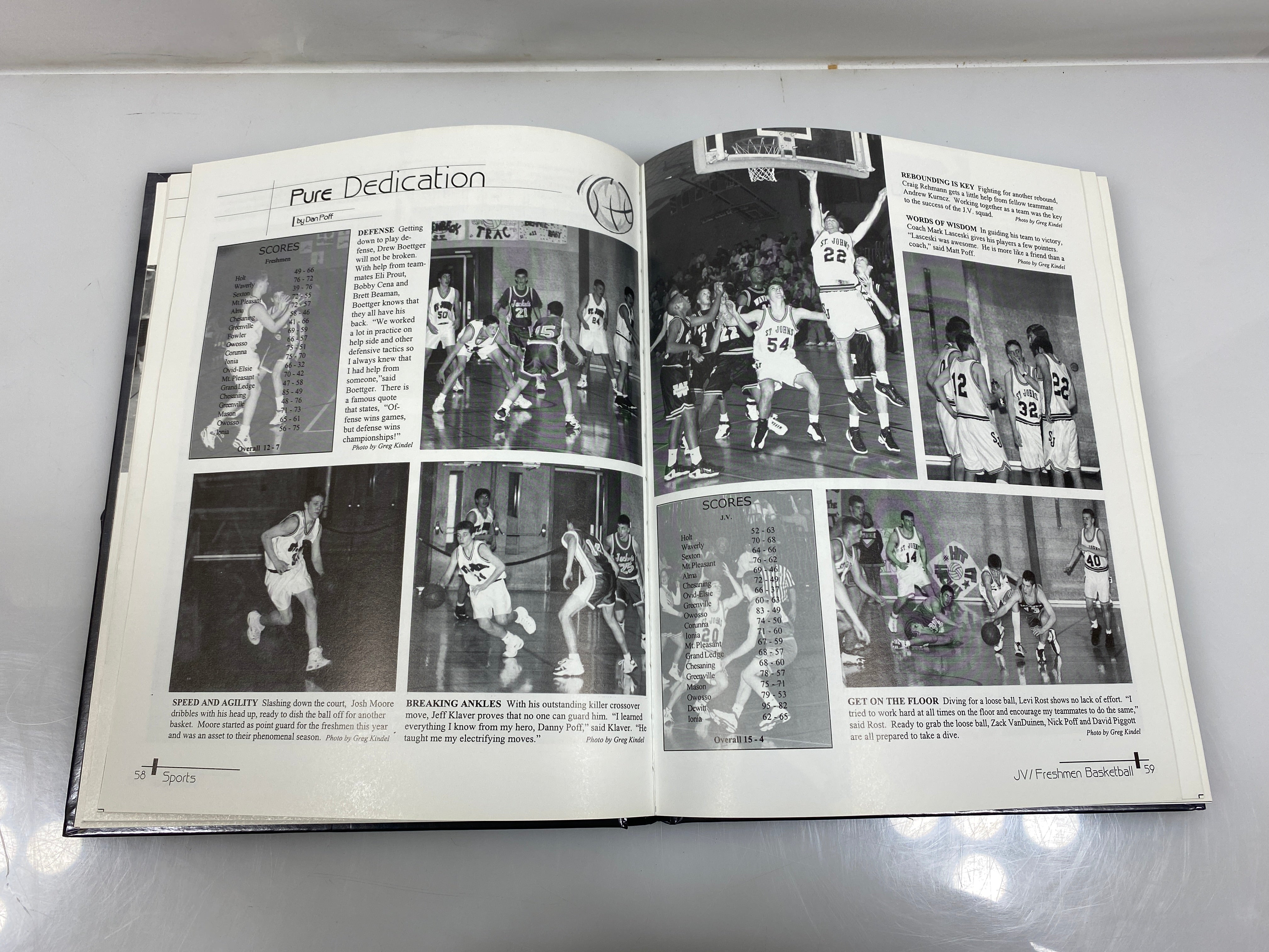 1999 "Wings" St. Johns High School Yearbook St. Johns Michigan HC
