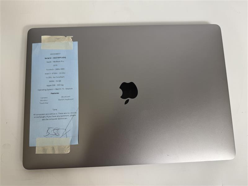 Apple MacBook Pro 2019 15" i7 A1990 Space Gray