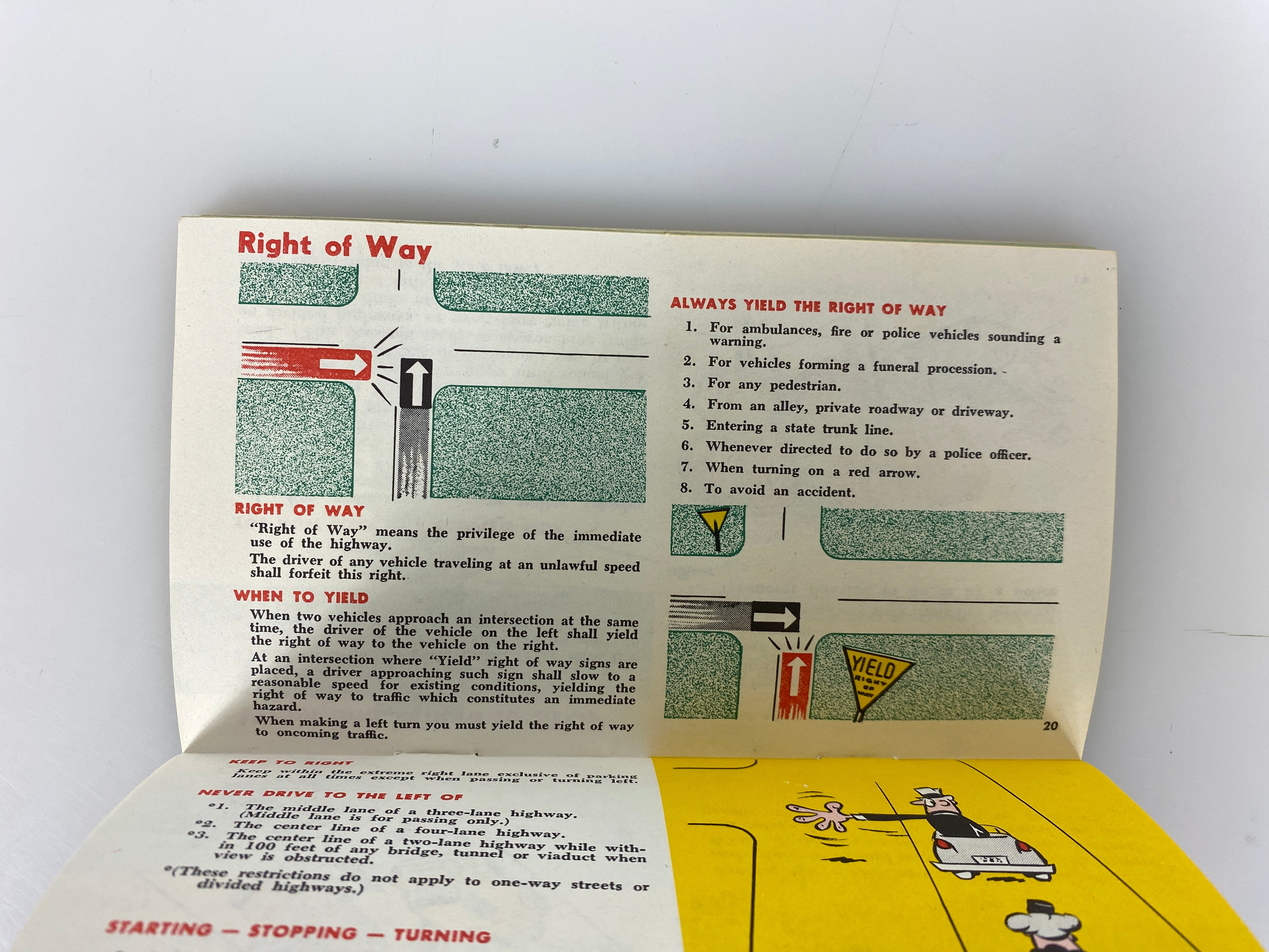 2 1960s Driving Manuals: What Every Driver Must Know MI/The Road to Safety SC