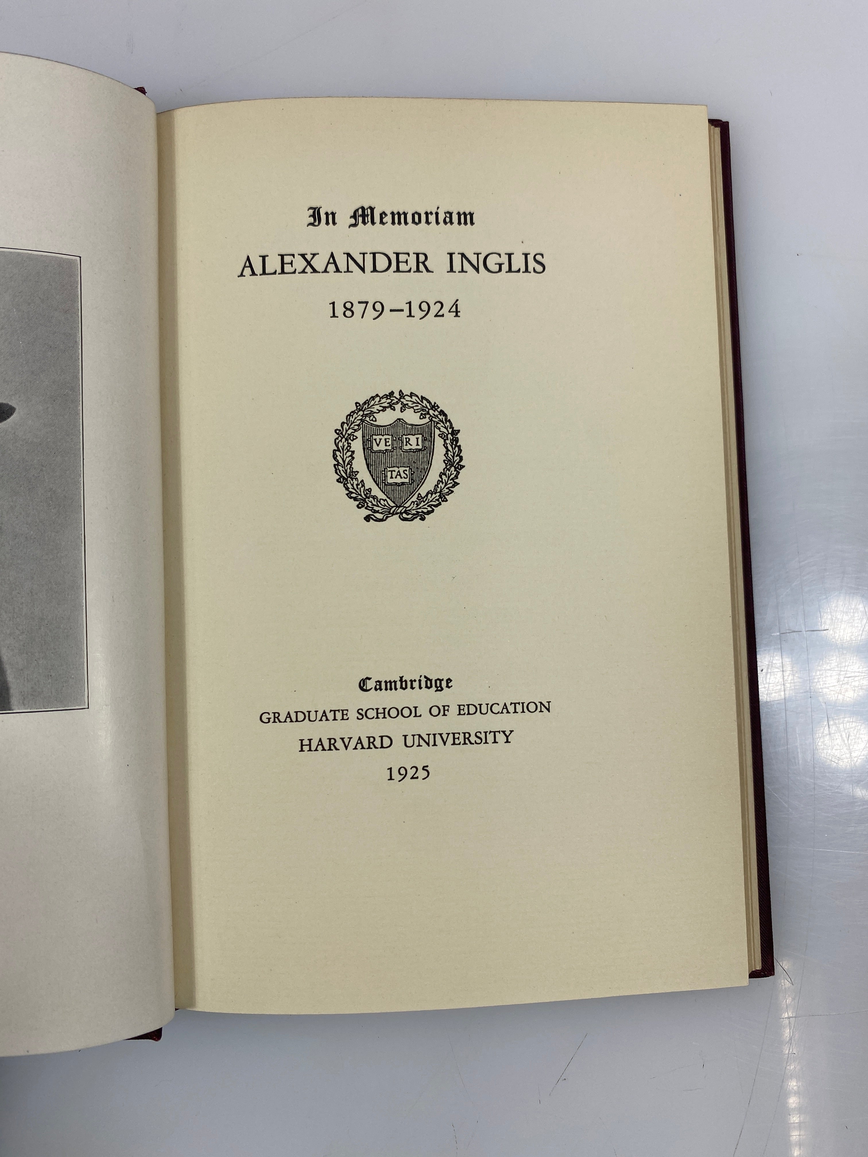 2 Alexander Inglis w The Inglis Lecture (Reeves) Signed Author's Copy 1925-42 HC