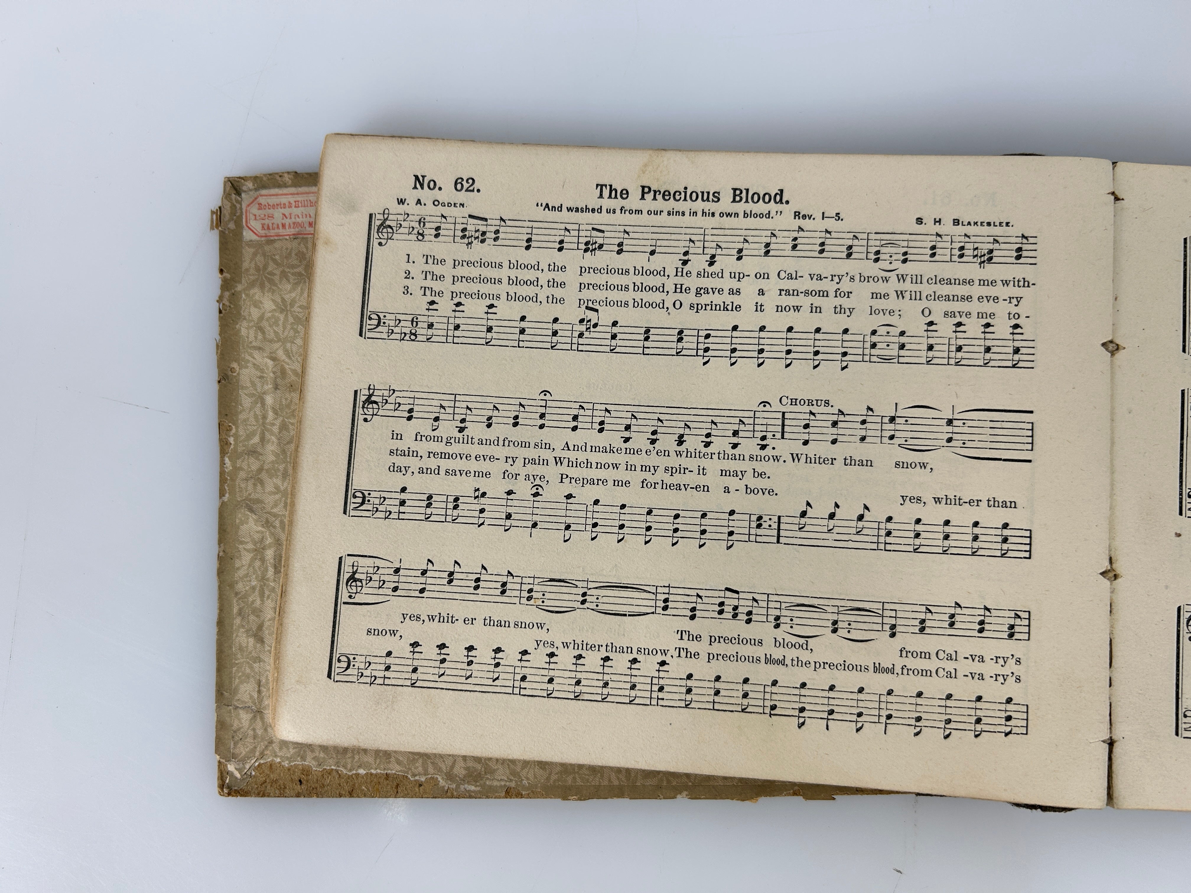 2 Antique Hymnals ~1880s HC~ Sunday School