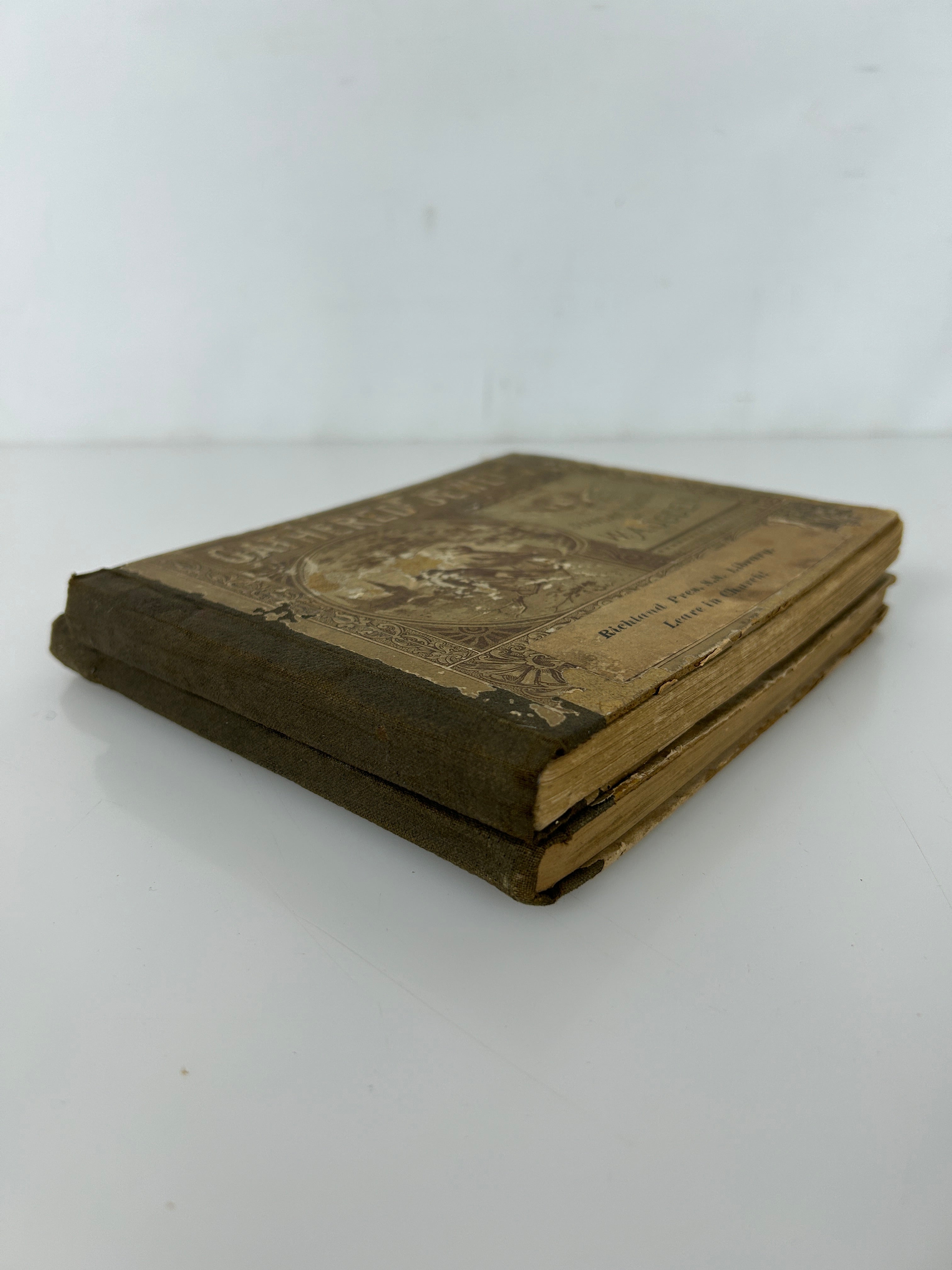 2 Antique Hymnals ~1880s HC~ Sunday School