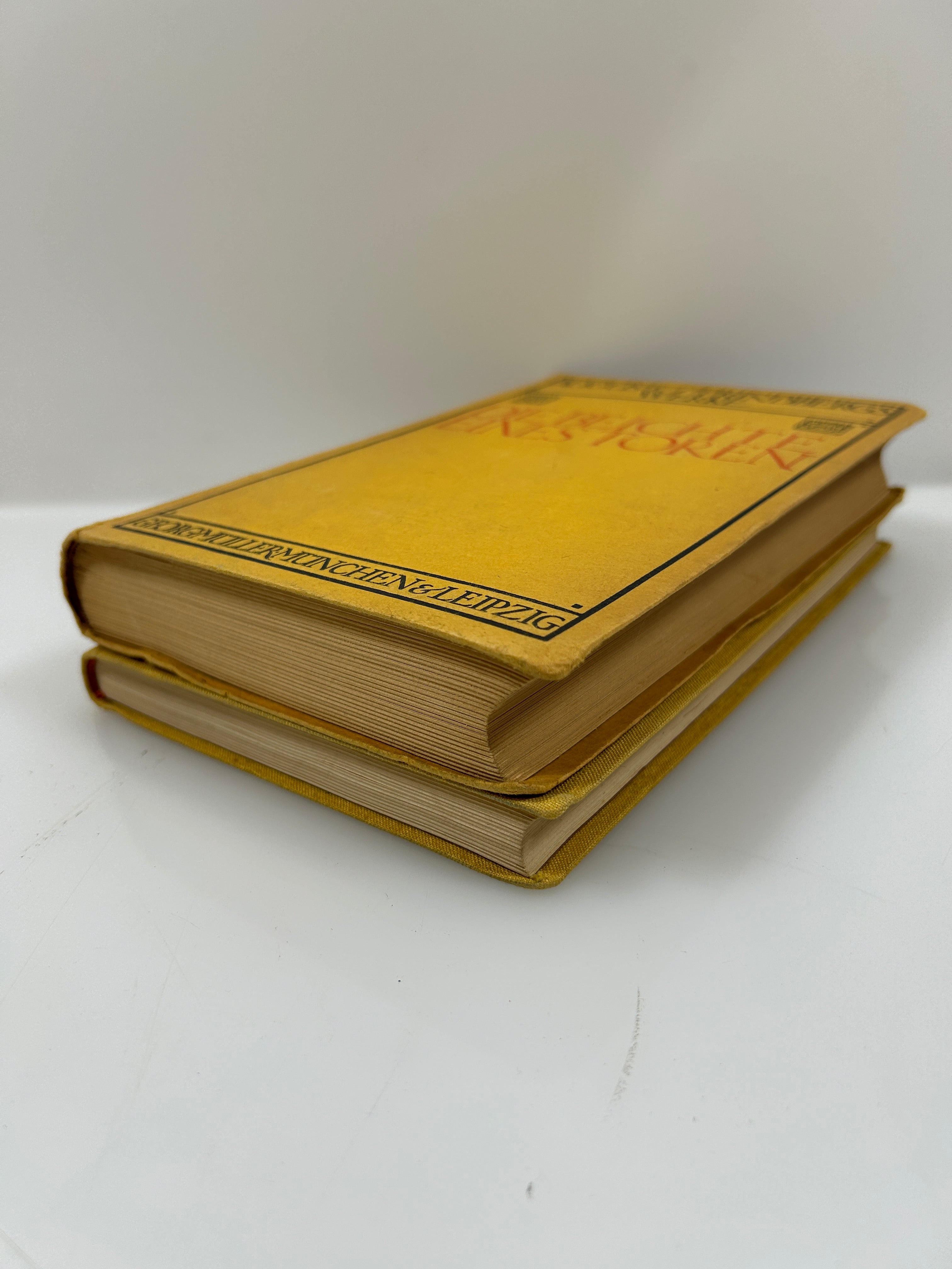 2 August Strindberg German Language Volumes 1914-1918 Antique HC