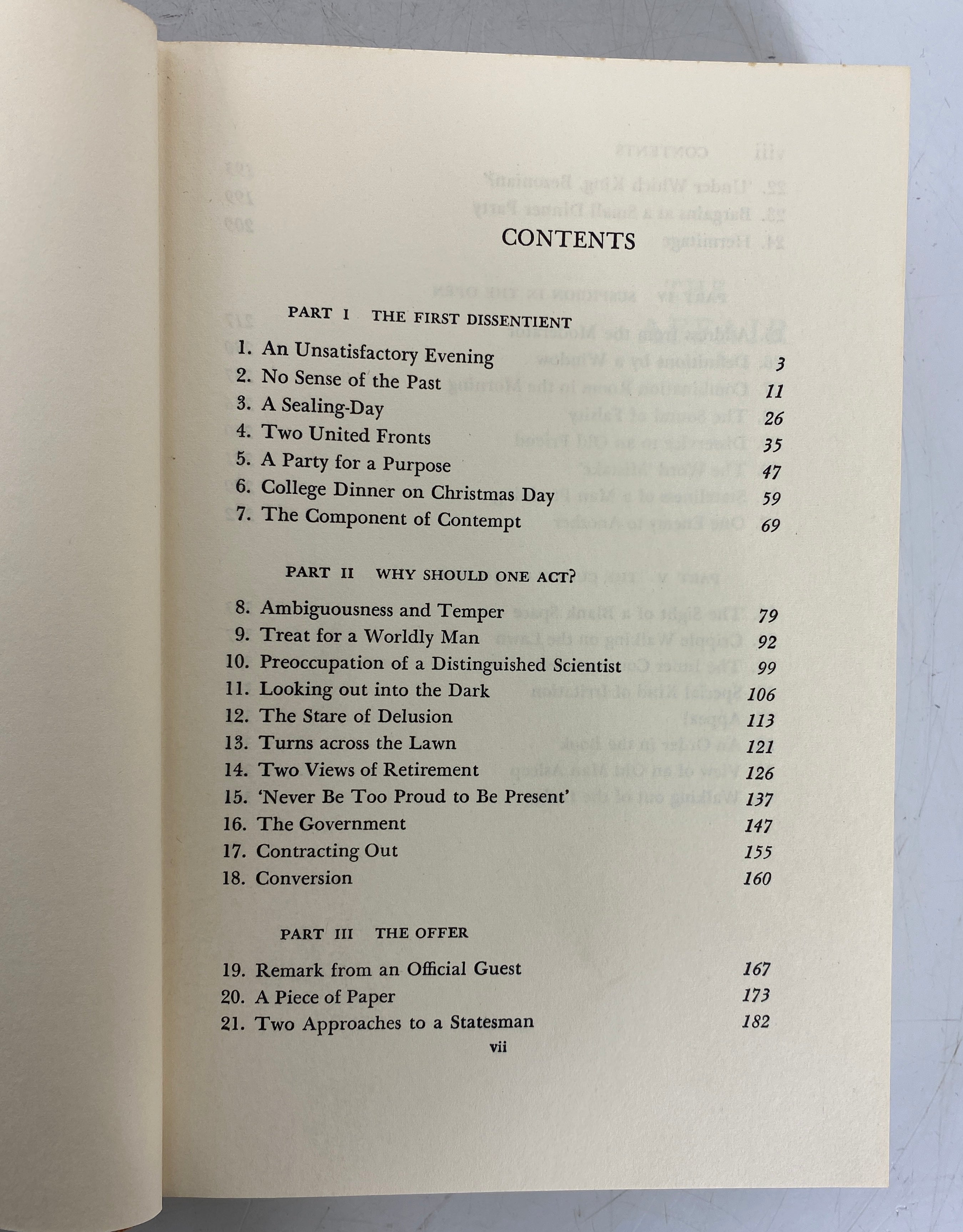 2 C.P. Snow Novels: The Affair/Corridors of Power 1960-64 HC DJ