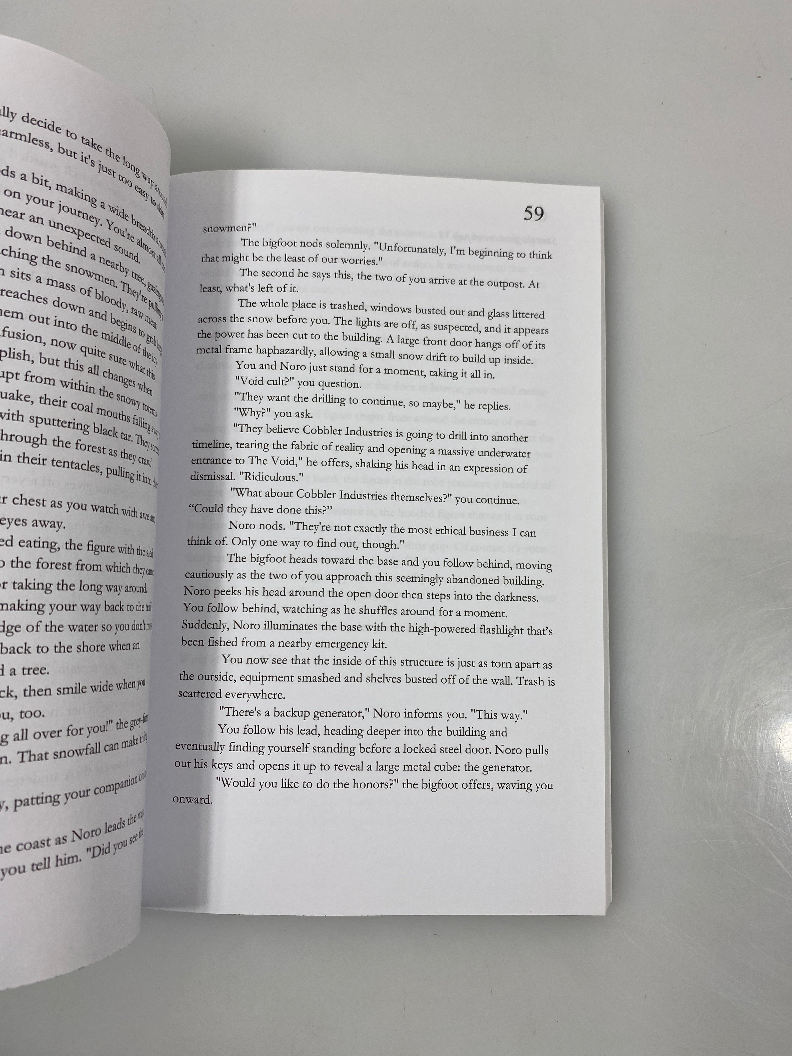 2 Chuck Tingle Select Your Own Adventure Tinglewood & Frozen Lake Ex-Library SC
