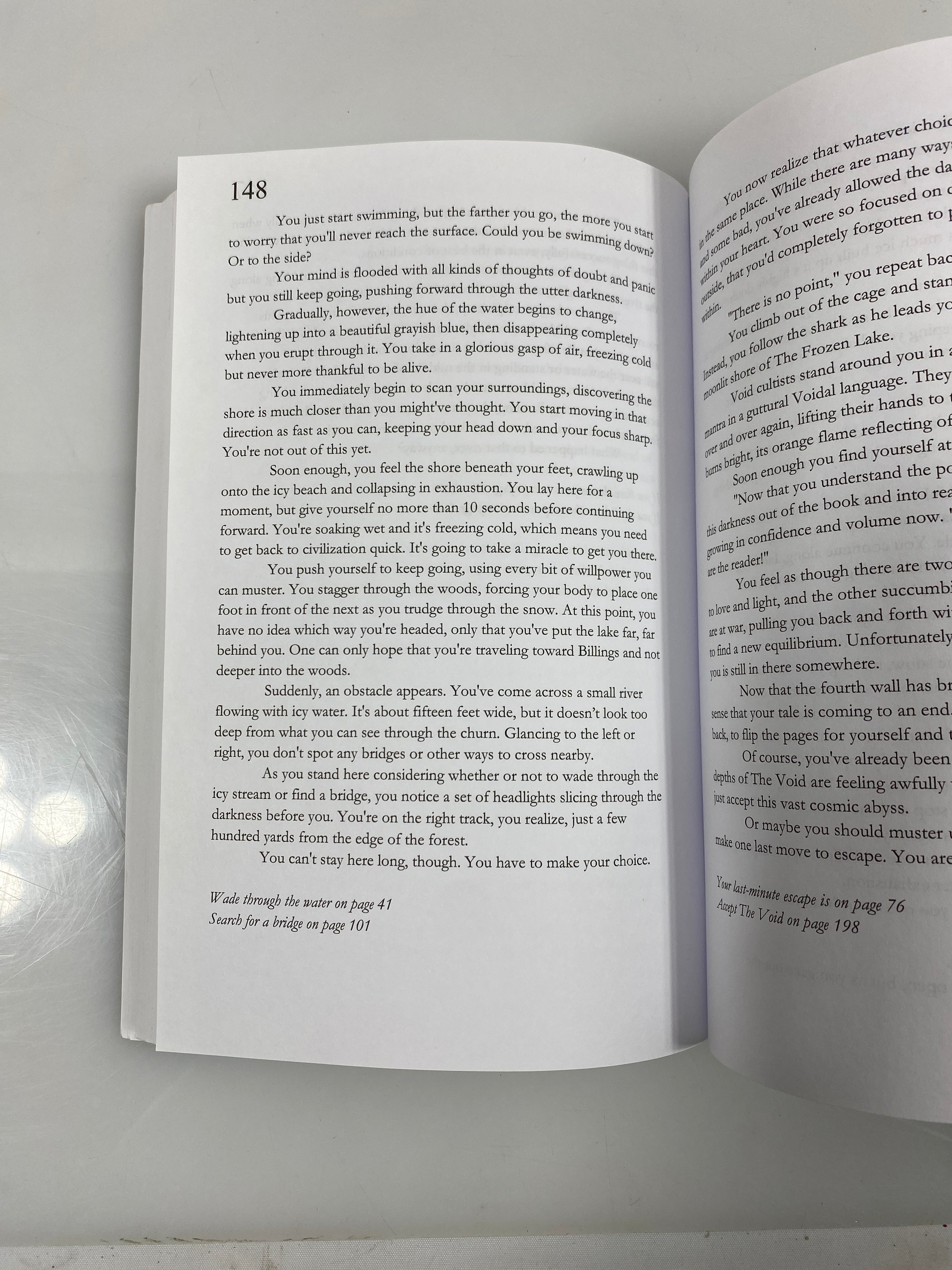 2 Chuck Tingle Select Your Own Adventure Tinglewood & Frozen Lake Ex-Library SC