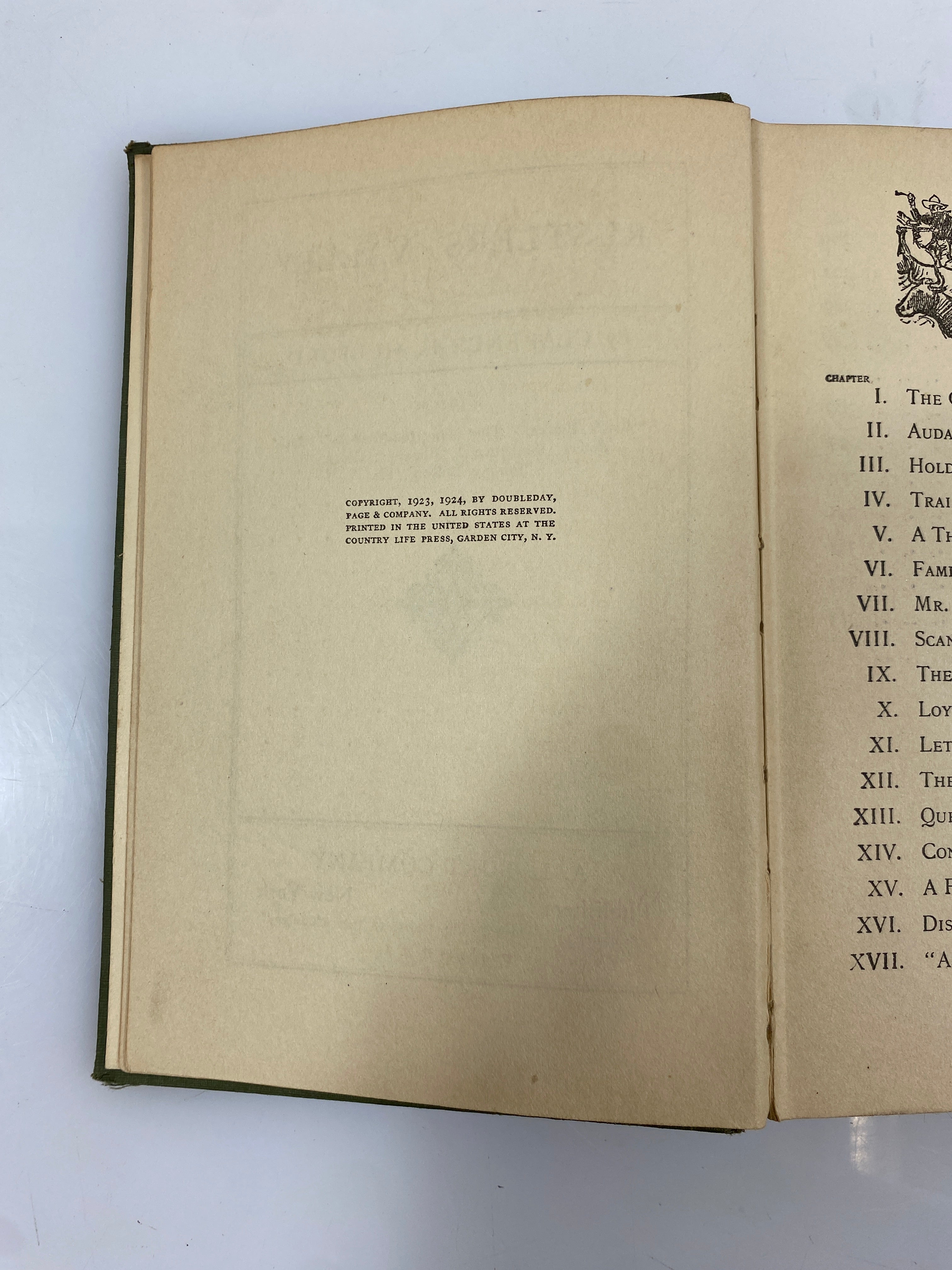 2 Clarence Mulford Hopalong Cassidy: Buck Peters/Rustlers Valley Antique HC