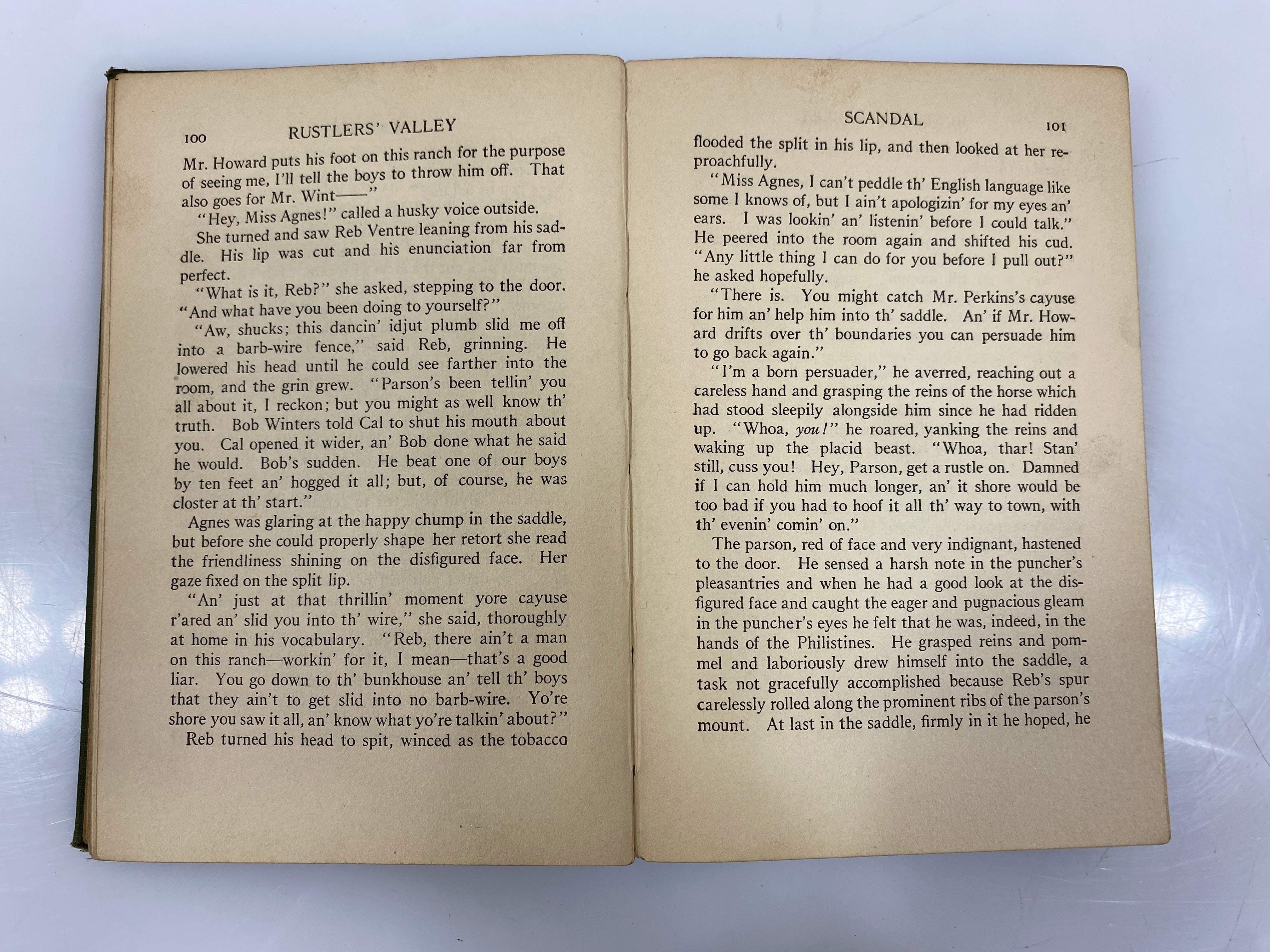 2 Clarence Mulford Hopalong Cassidy: Buck Peters/Rustlers Valley Antique HC