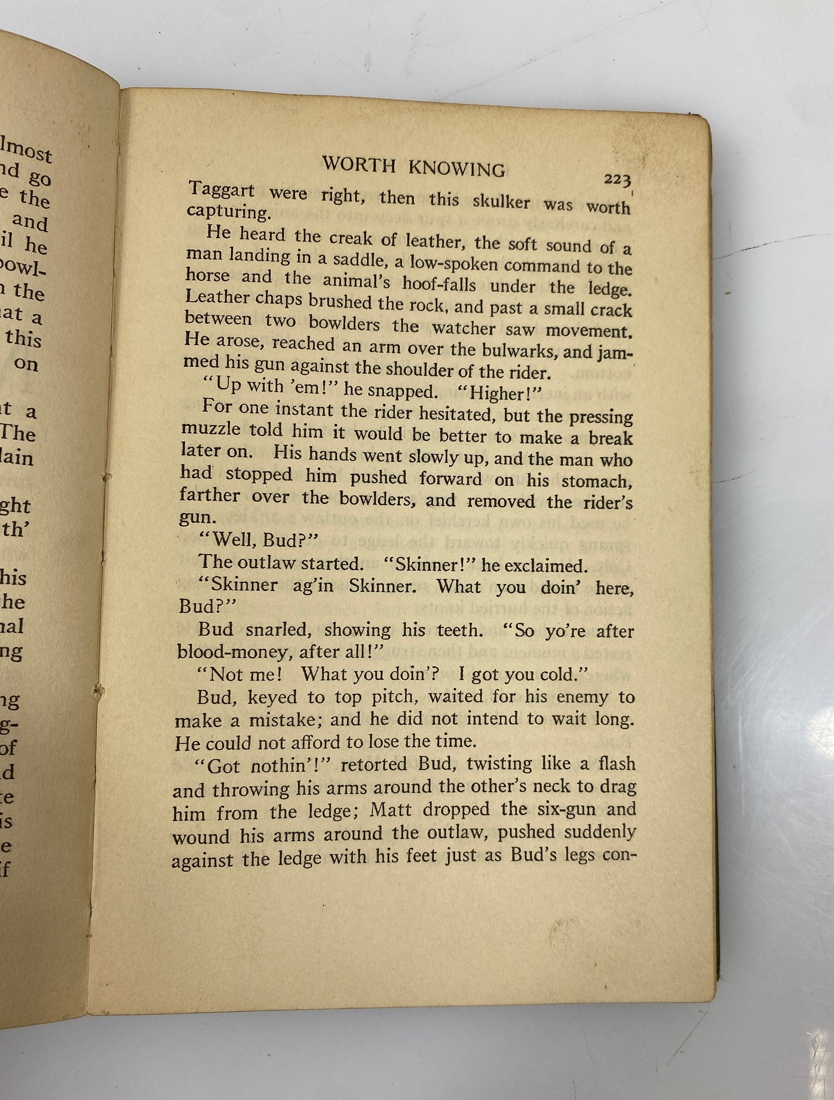 2 Clarence Mulford Hopalong Cassidy: Buck Peters/Rustlers Valley Antique HC