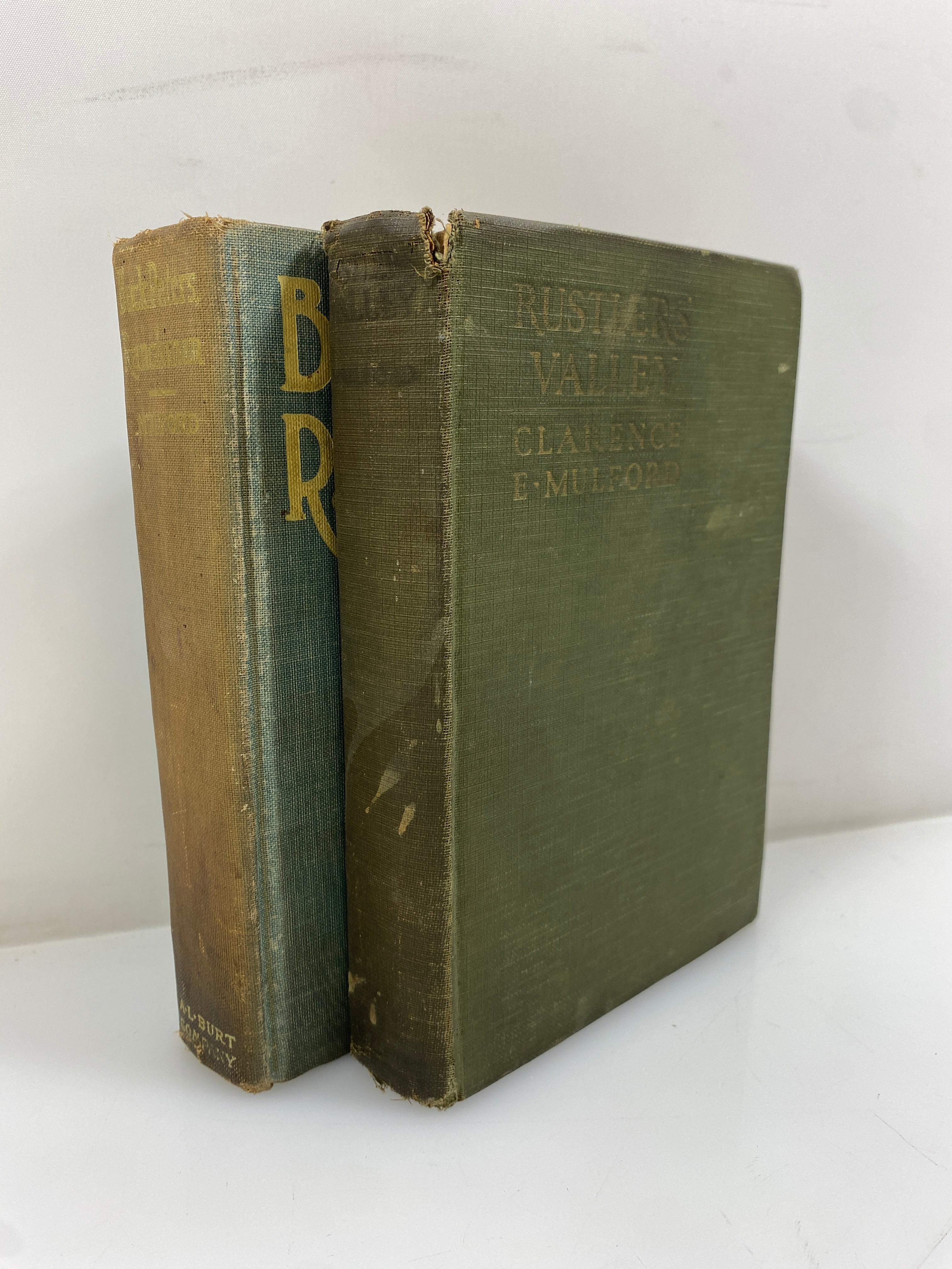 2 Clarence Mulford Hopalong Cassidy: Buck Peters/Rustlers Valley Antique HC