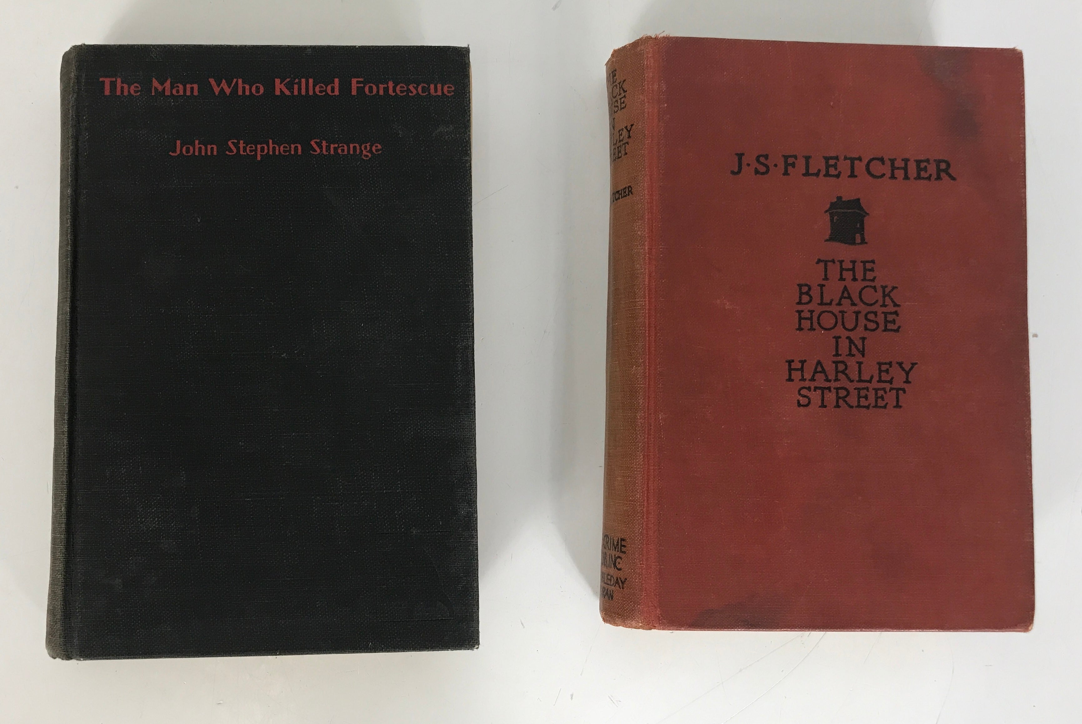 2 Crime Club 1st: Man Who Killed Fortescue/ Black House in Harley St 1928