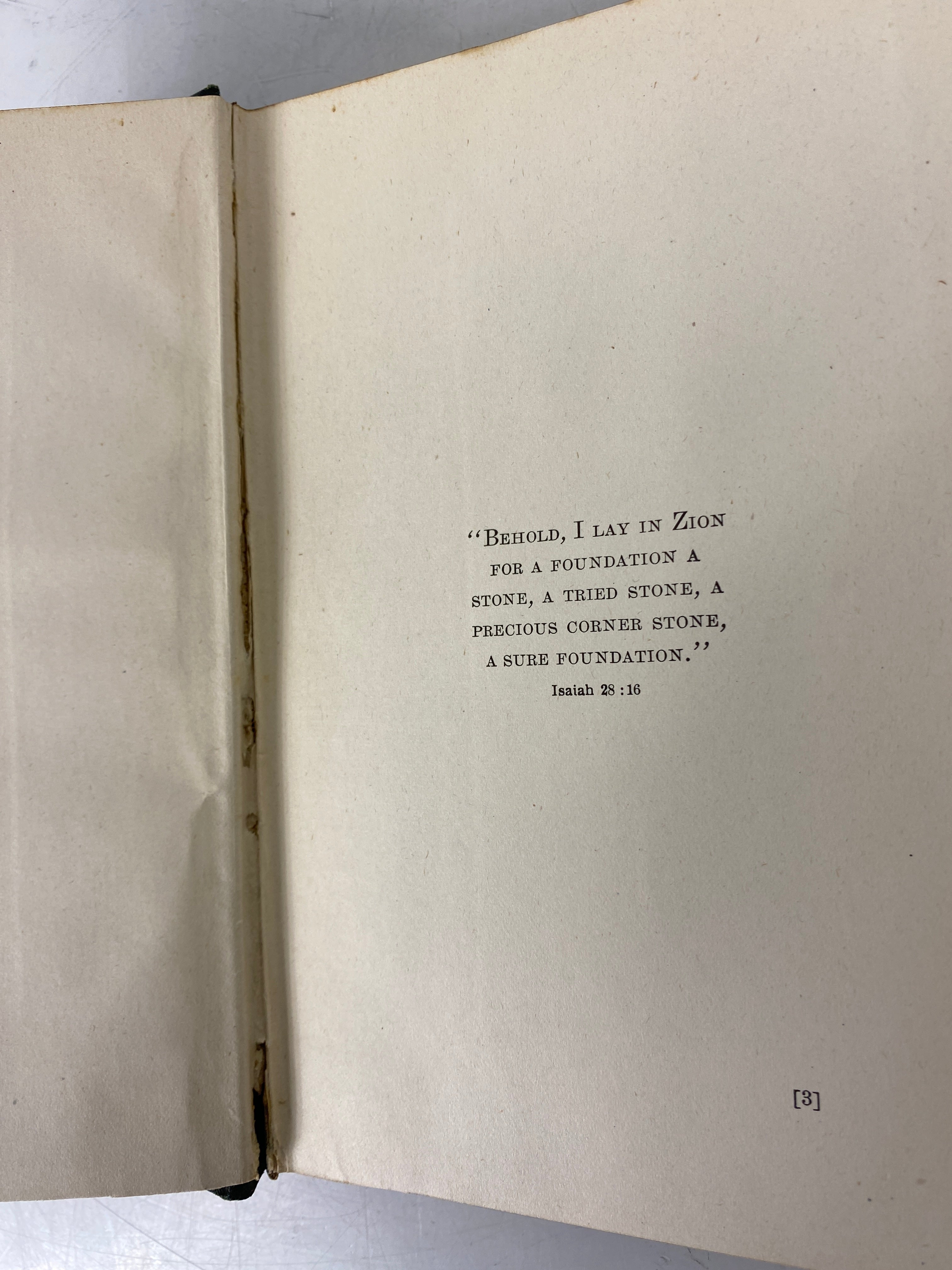 2 Edwin Faxon Osborn Volumes: Christian Growth/Foundation Stones 1896-1906 HC