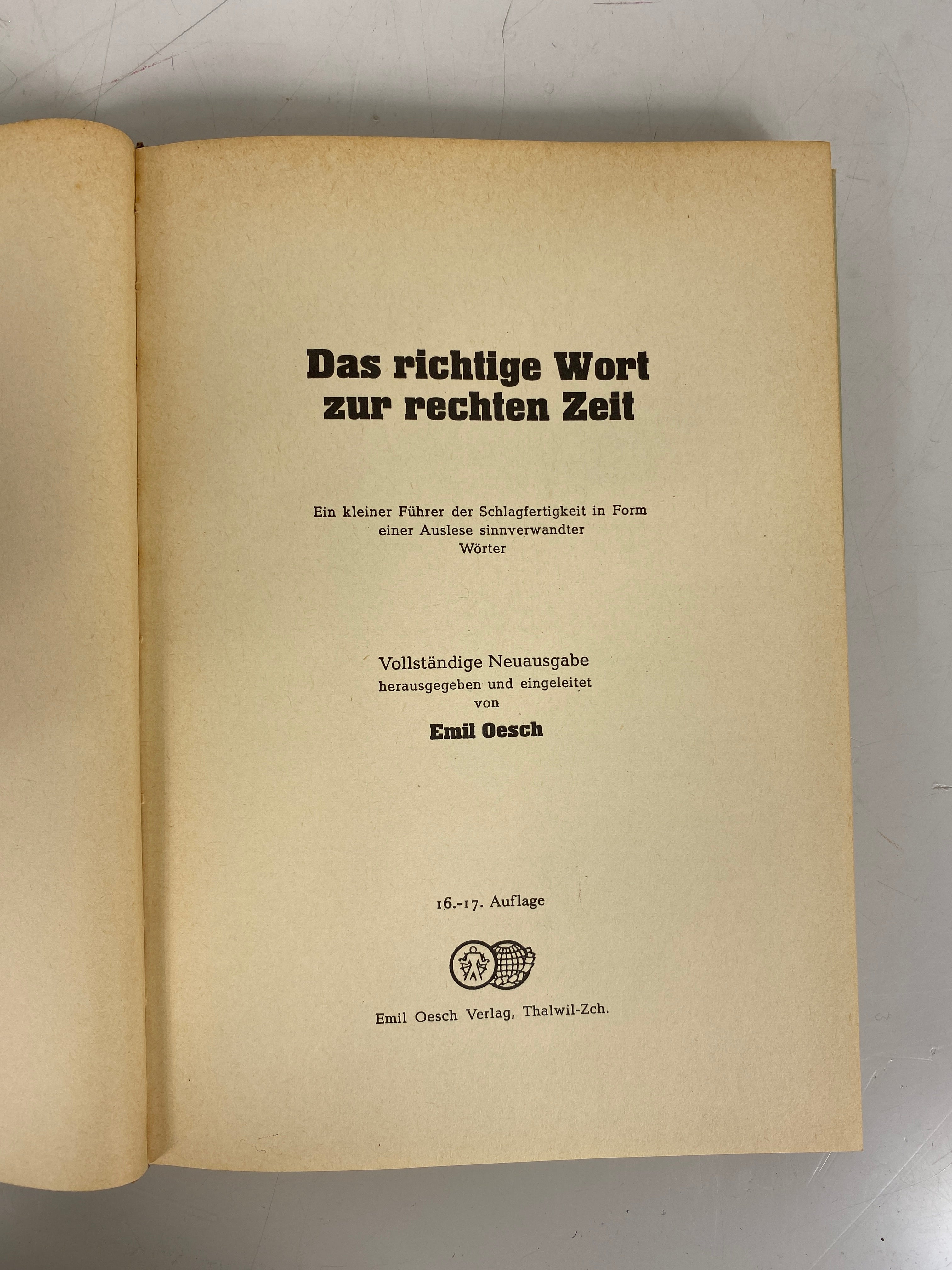2 German Language Vols: Typisch Deutsch?/Das Richtige Wort zur Rechten Zeit HC