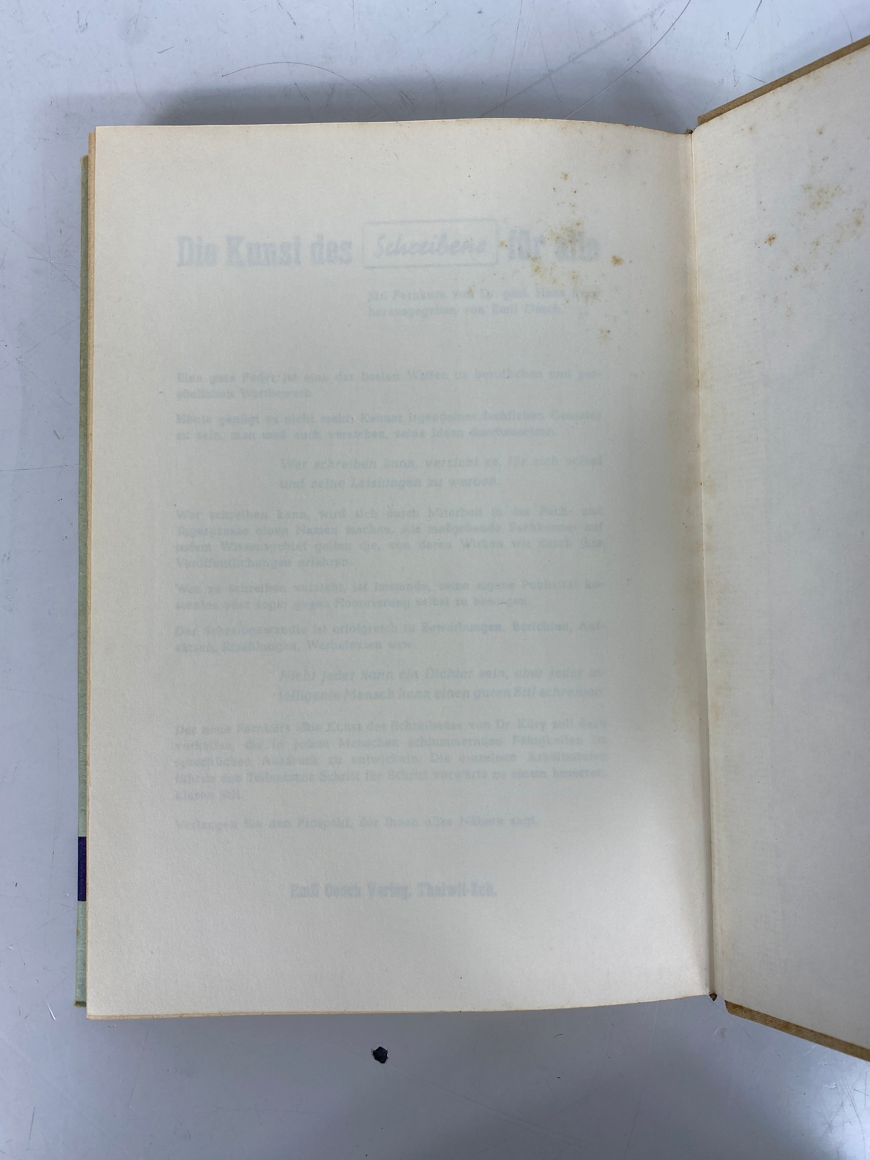 2 German Language Vols: Typisch Deutsch?/Das Richtige Wort zur Rechten Zeit HC