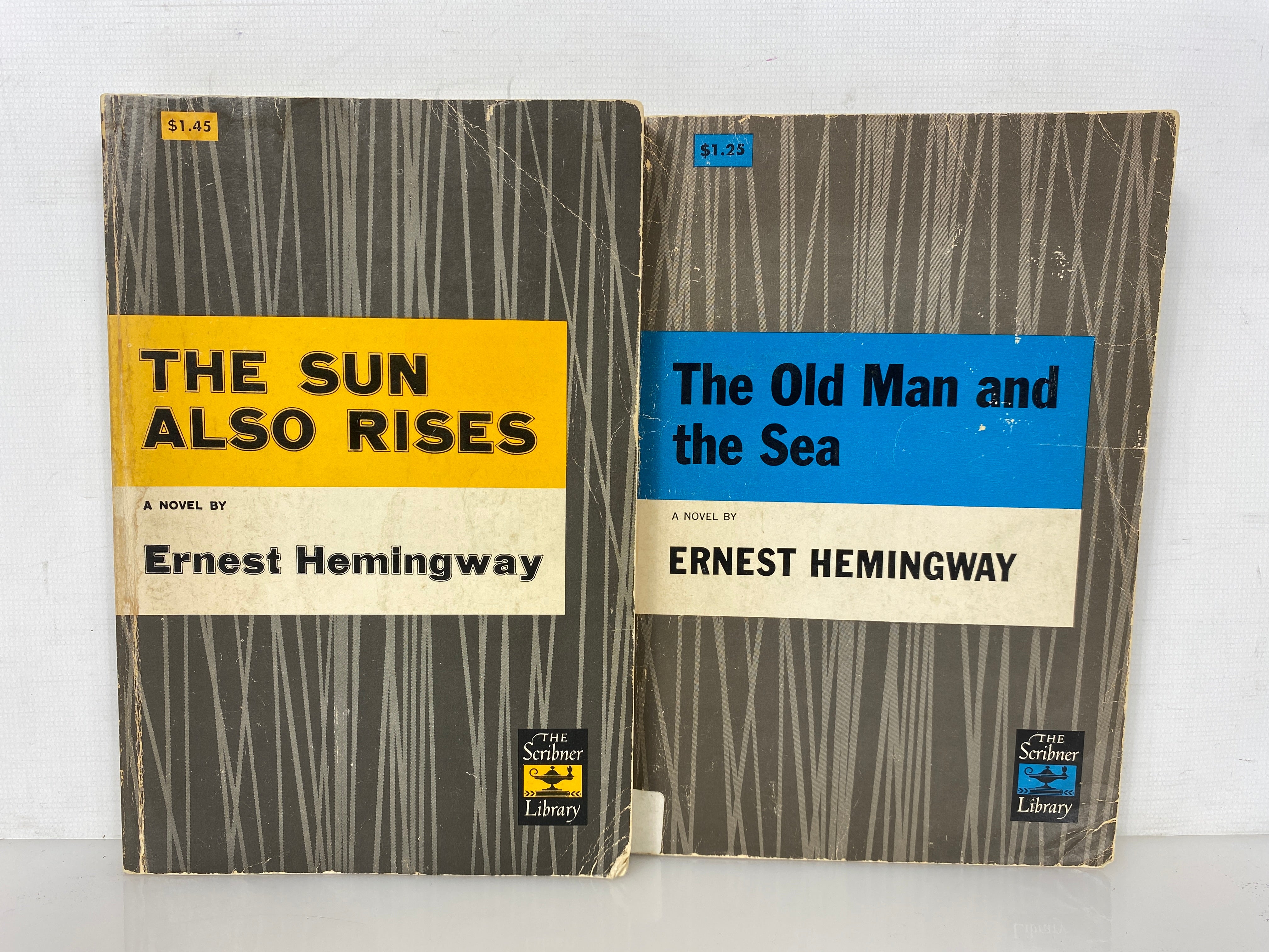 2 Hemingway The Old Man & the Sea/The Sun Also Rises Scribner Library 1952-54 SC