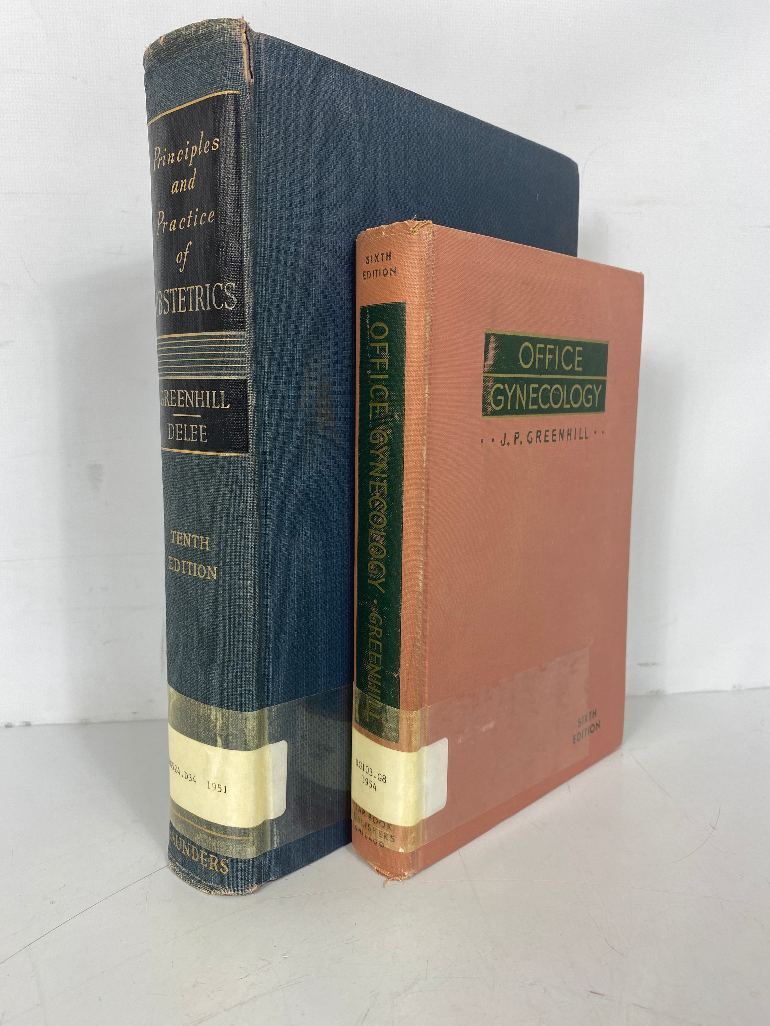 2 J.P. Greenhill: Principles & Practice of Obstetrics/Office Gynecology 1951-54
