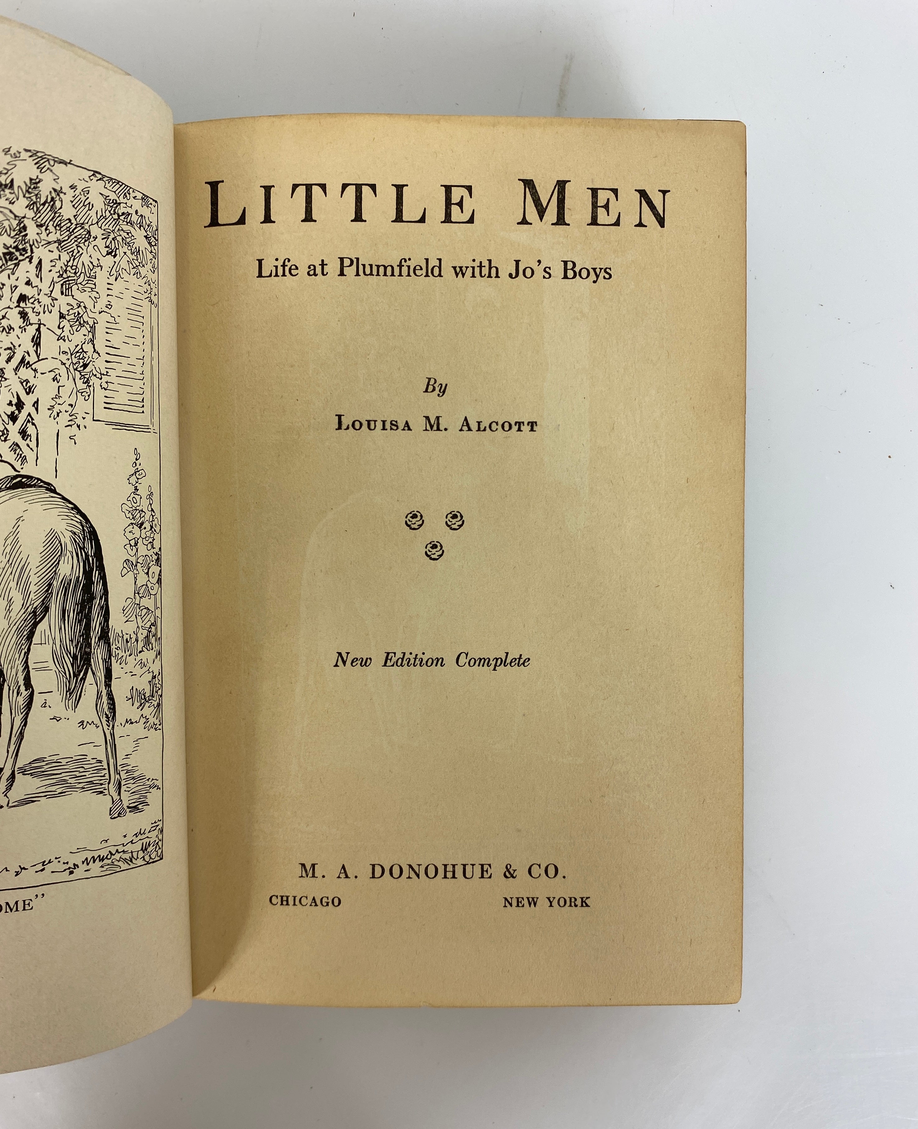 2 Louisa May Alcott: Little Women/Little Men Undated M.A. Donohue HC