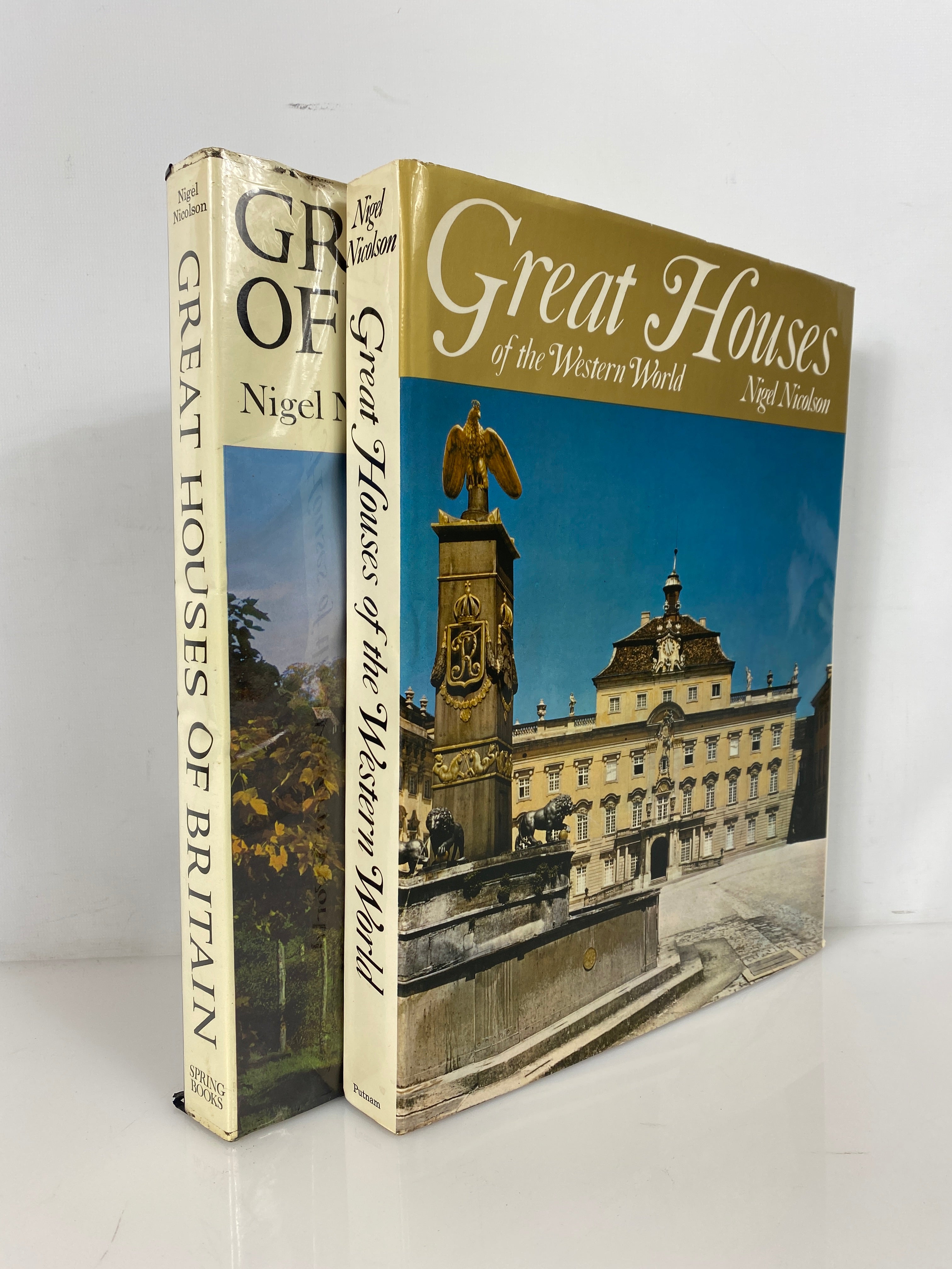 2 Nigel Nicolson: Great Houses of Britain/the Western World 1968 HC DJ