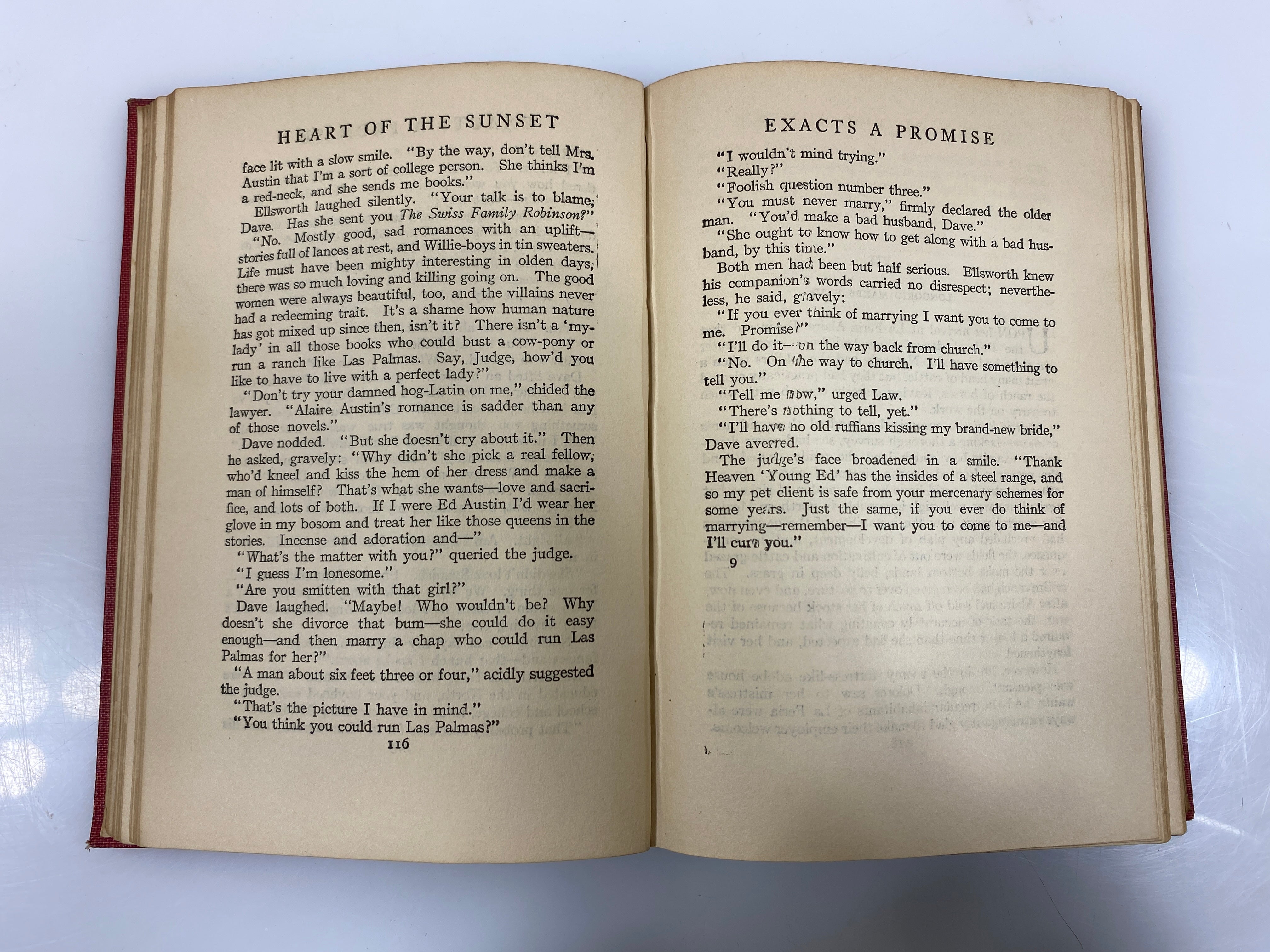 2 Rex Beach: The Spoilers/Heart of the Sunset 1906-1915 Antique HC