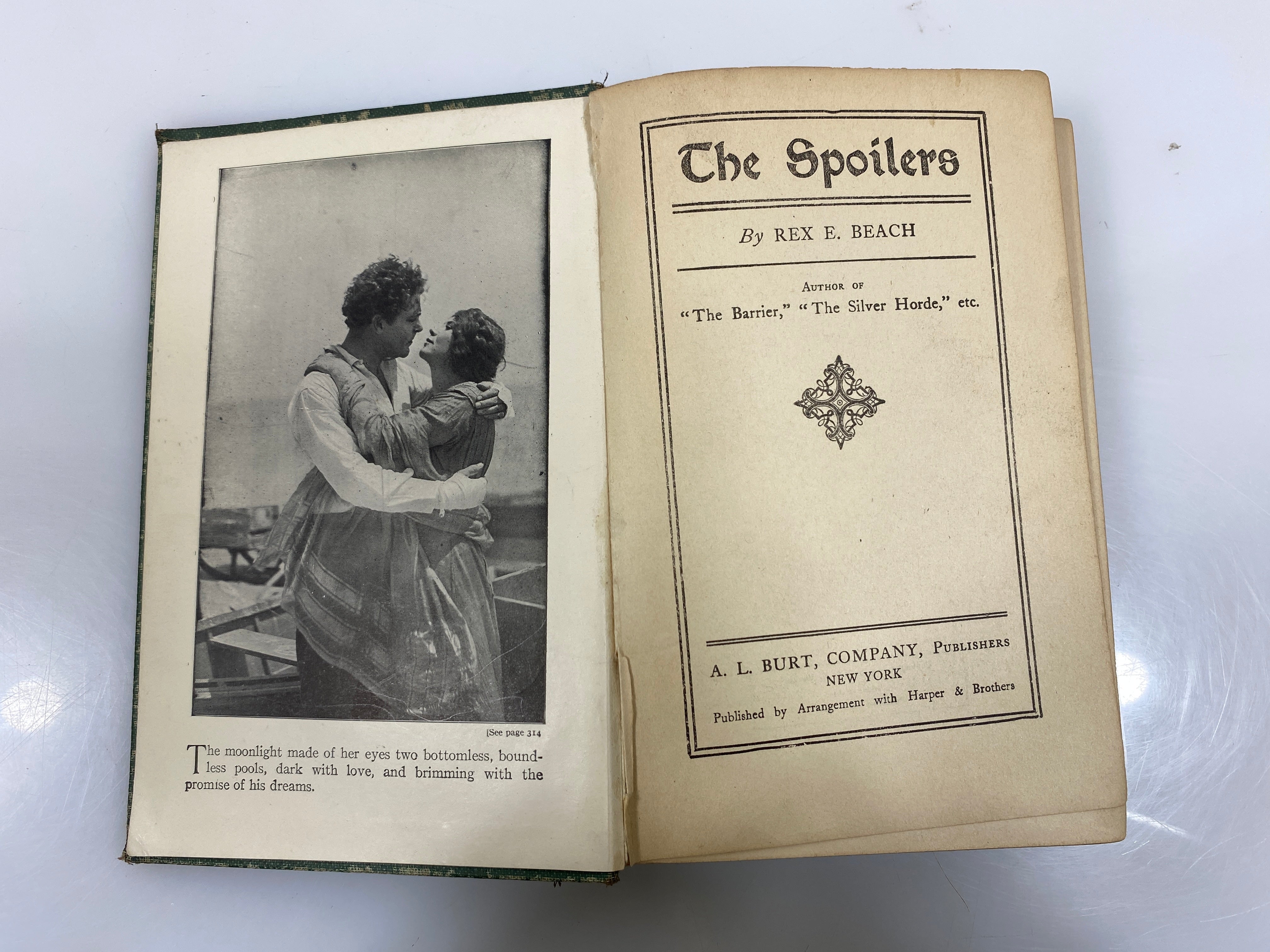2 Rex Beach: The Spoilers/Heart of the Sunset 1906-1915 Antique HC