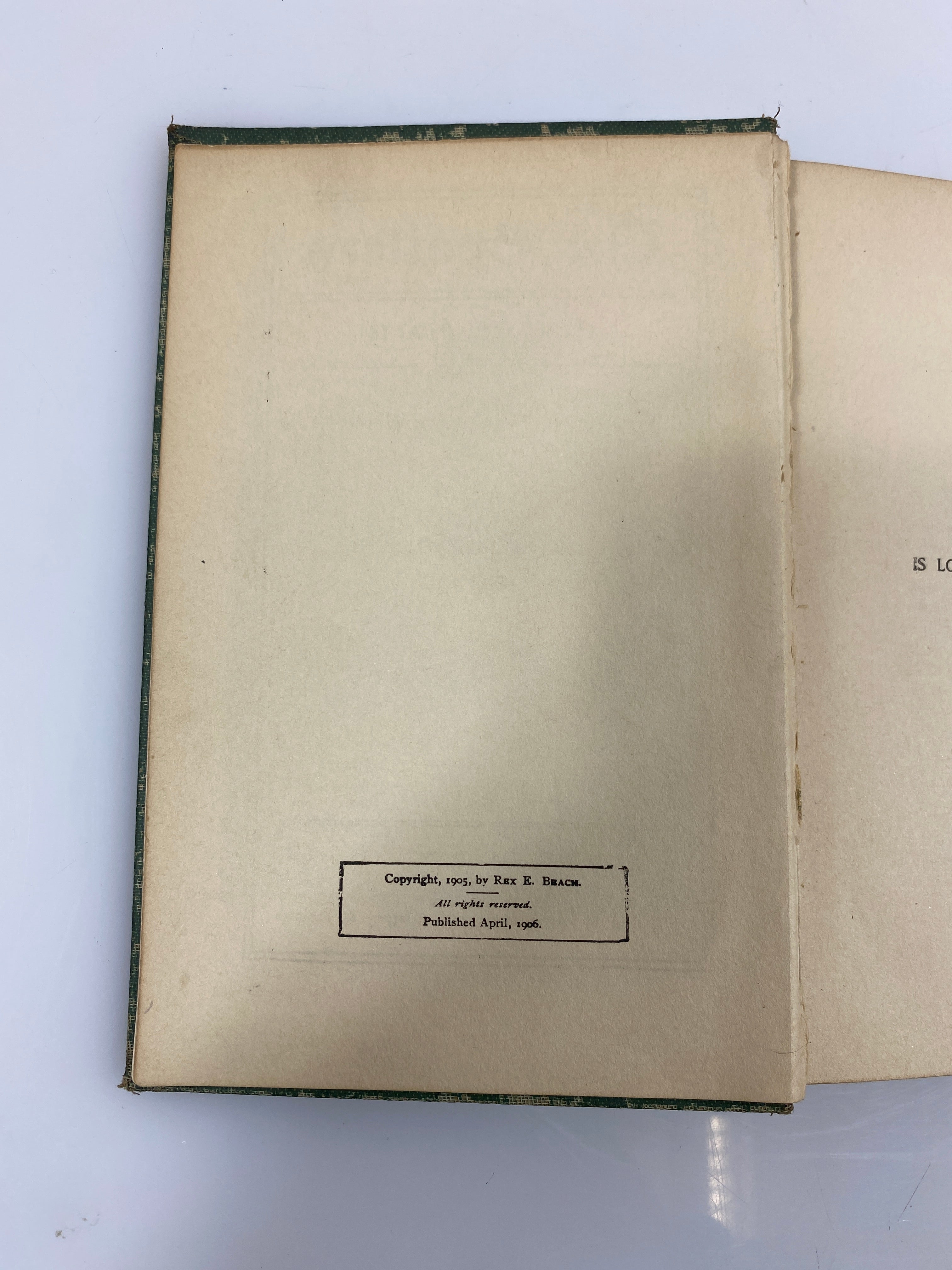 2 Rex Beach: The Spoilers/Heart of the Sunset 1906-1915 Antique HC