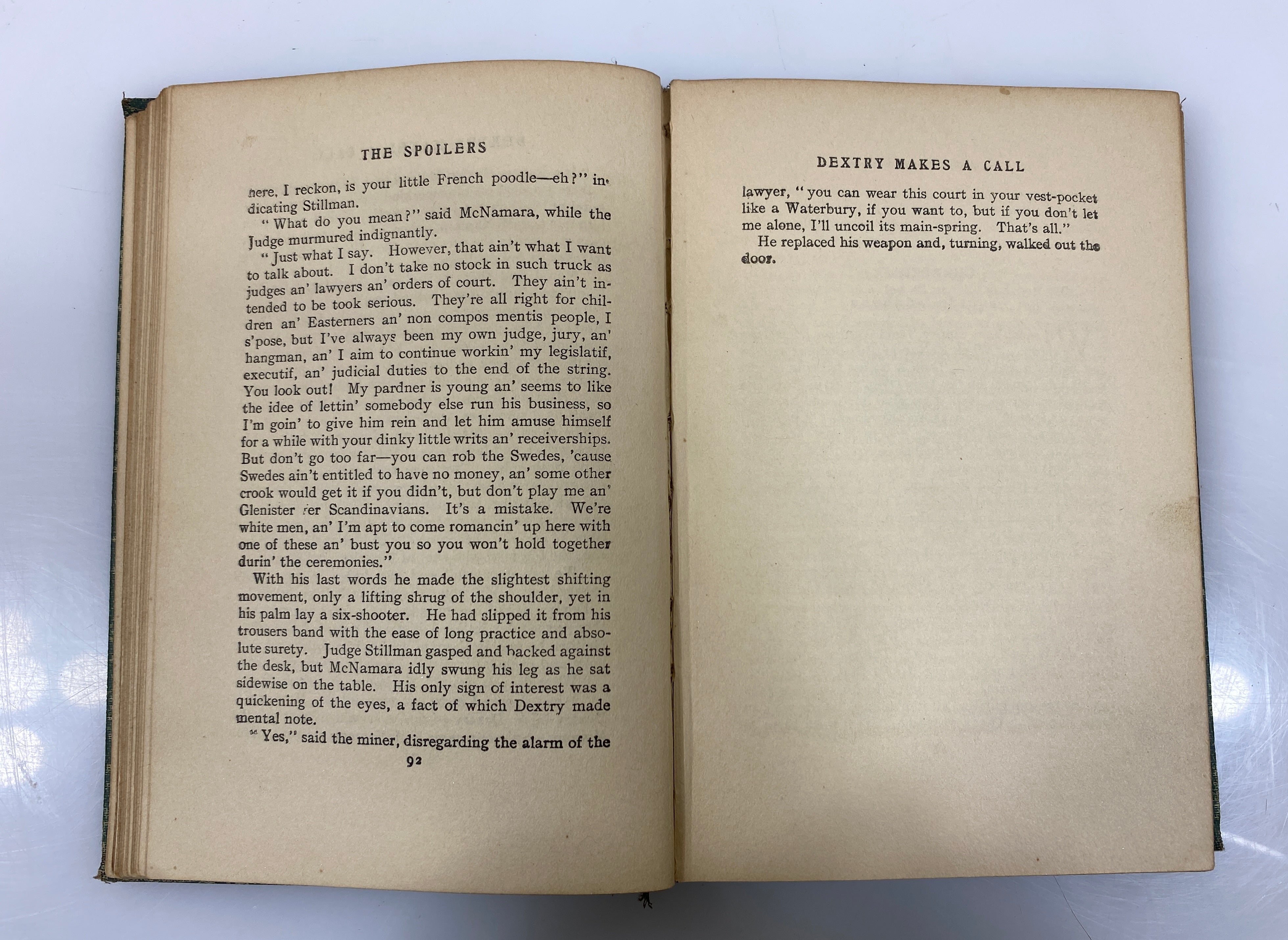2 Rex Beach: The Spoilers/Heart of the Sunset 1906-1915 Antique HC