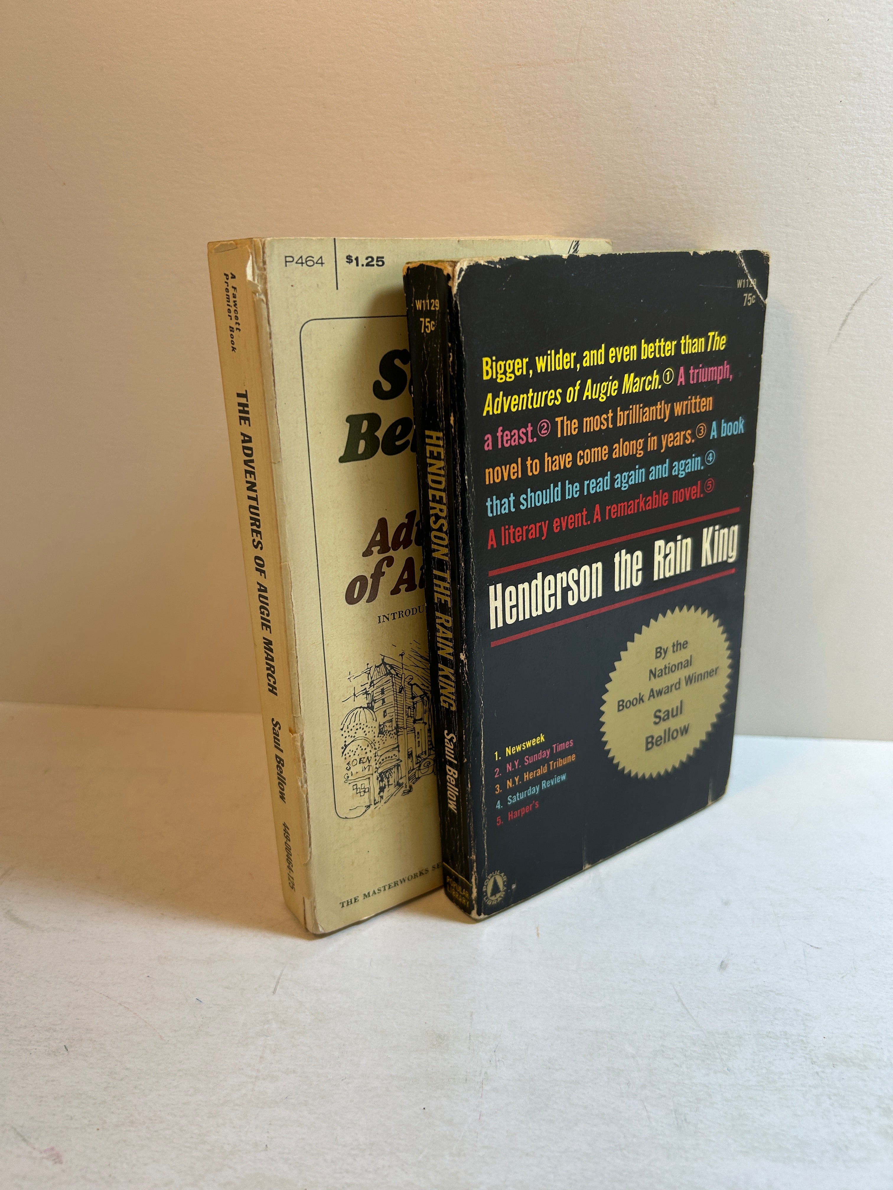 2 Saul Bellow Vintage PB: Henderson the Rain King/Adventures of Augie March