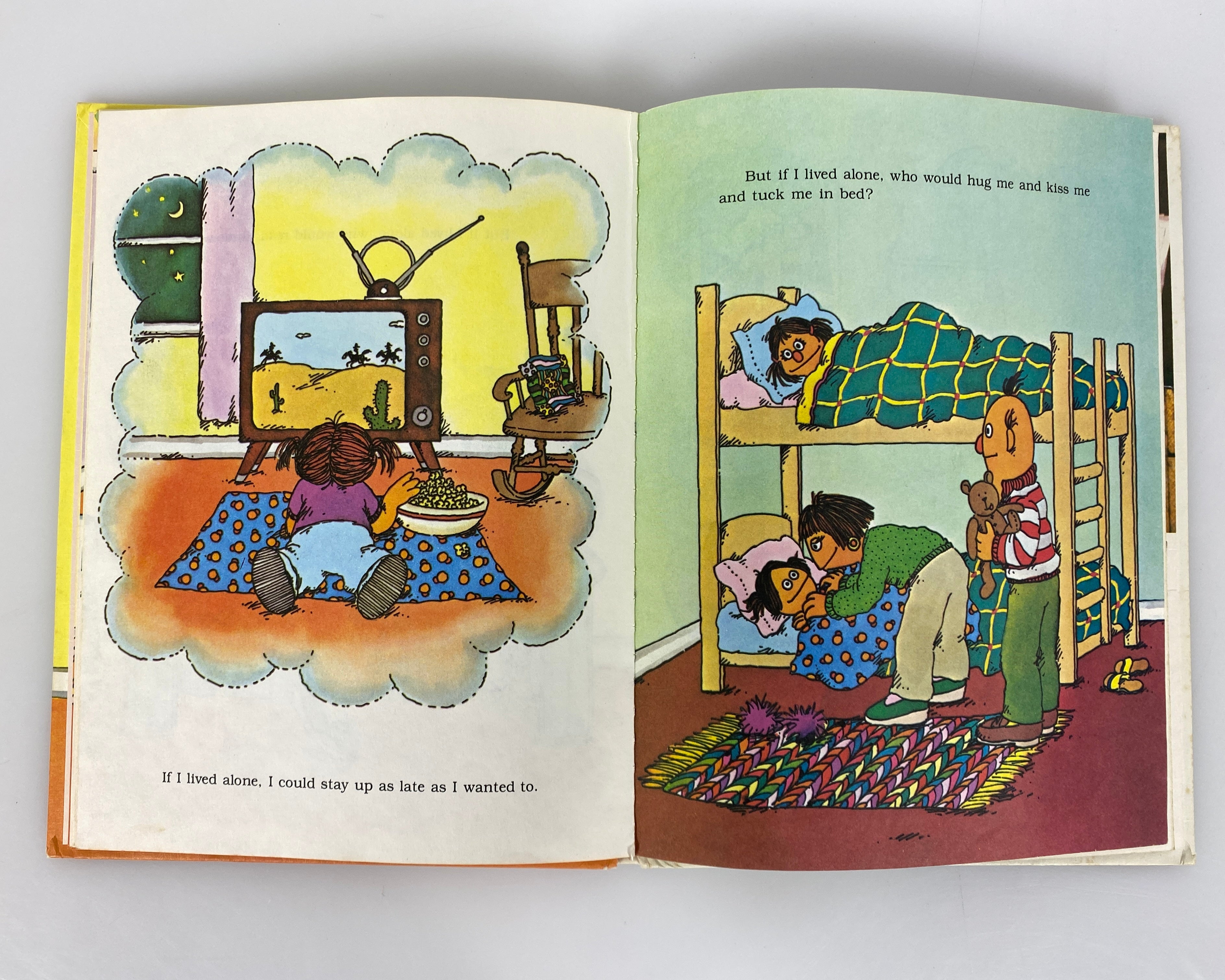 2 Sesame Street Book Club: Twiddlebugs' Dream House/If I Lived Alone 1980-83 HC