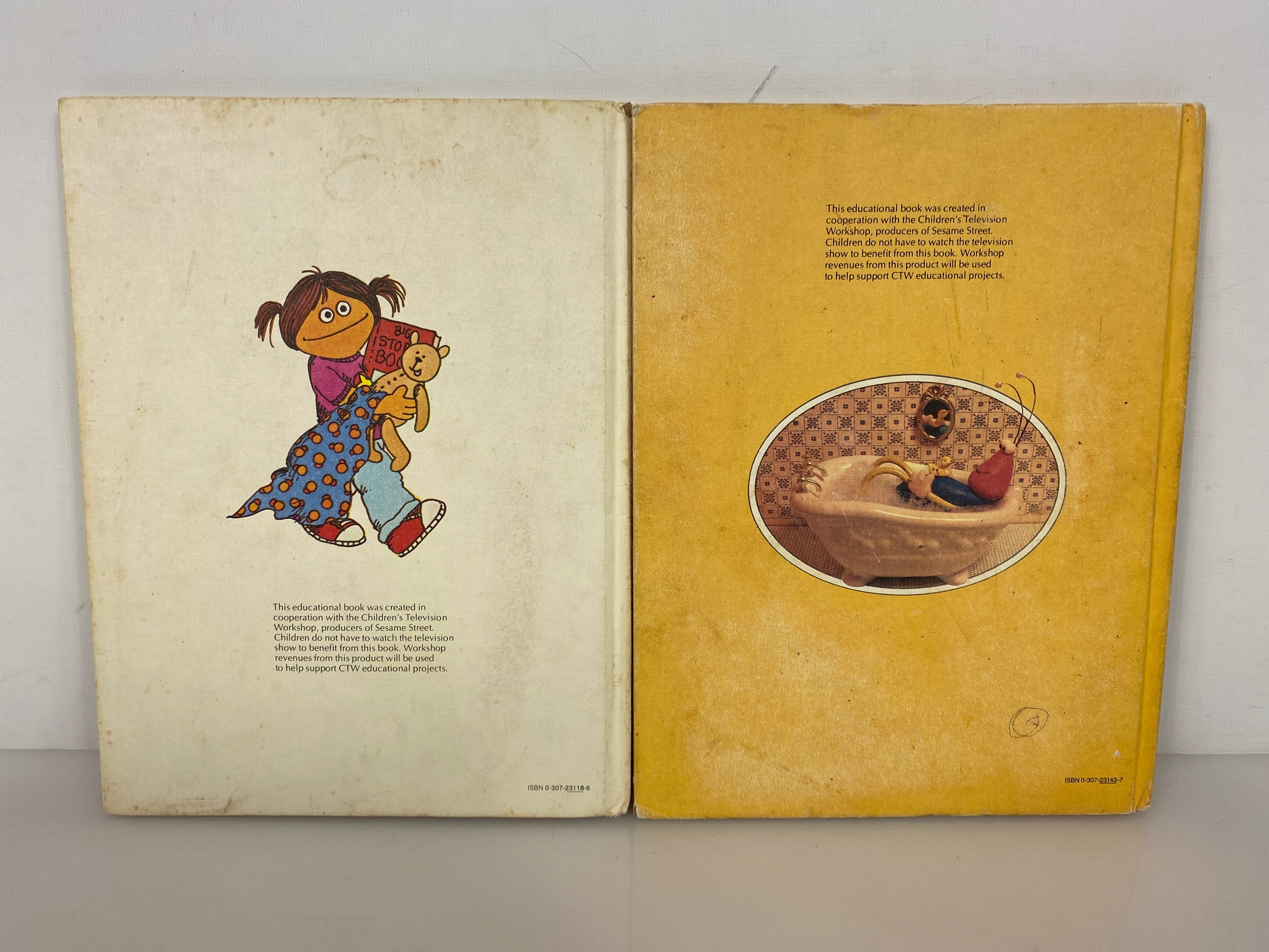 2 Sesame Street Book Club: Twiddlebugs' Dream House/If I Lived Alone 1980-83 HC
