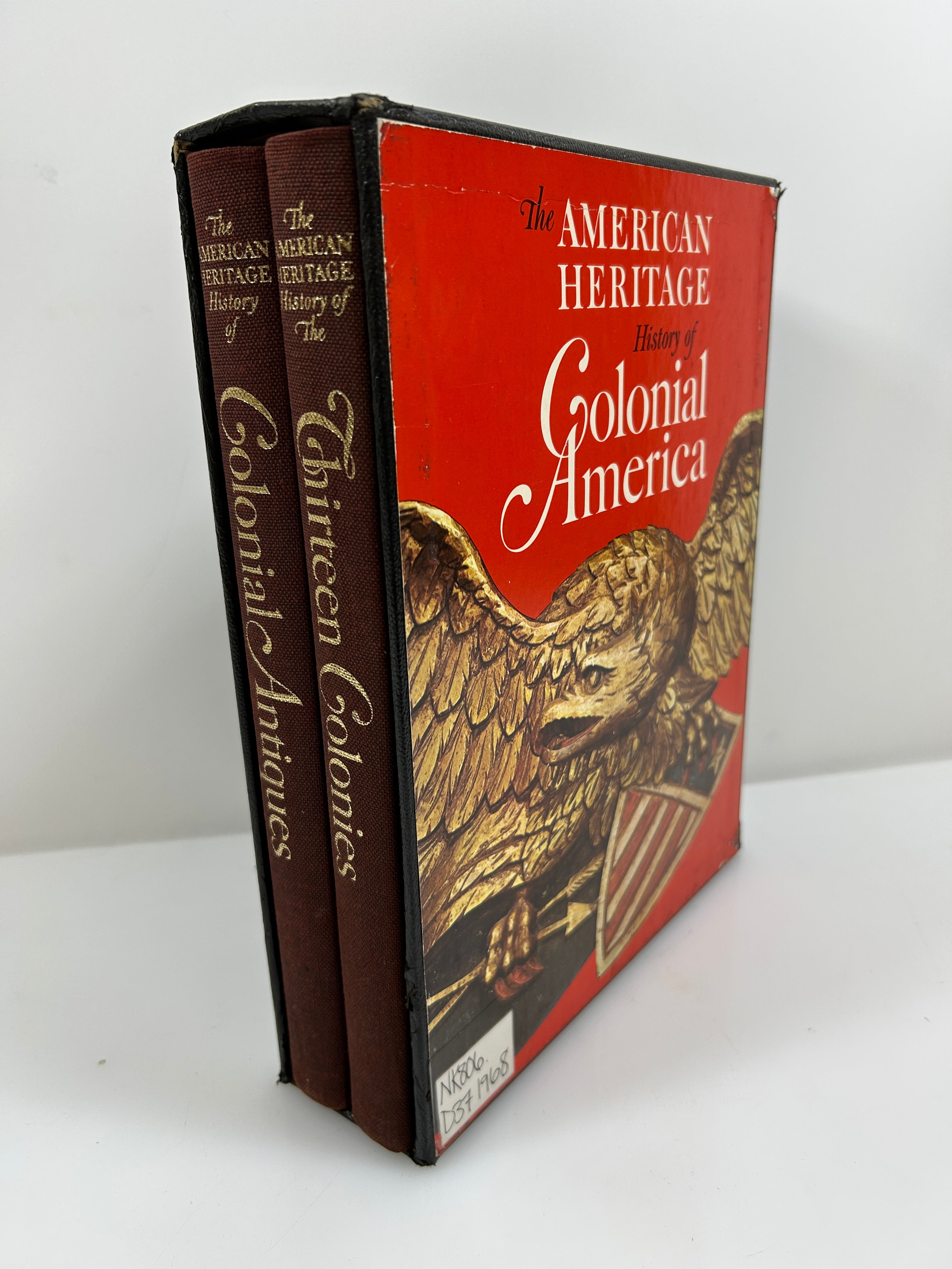 2 Sets American Heritage History: Colonial America/Rise of the Republic HC SC
