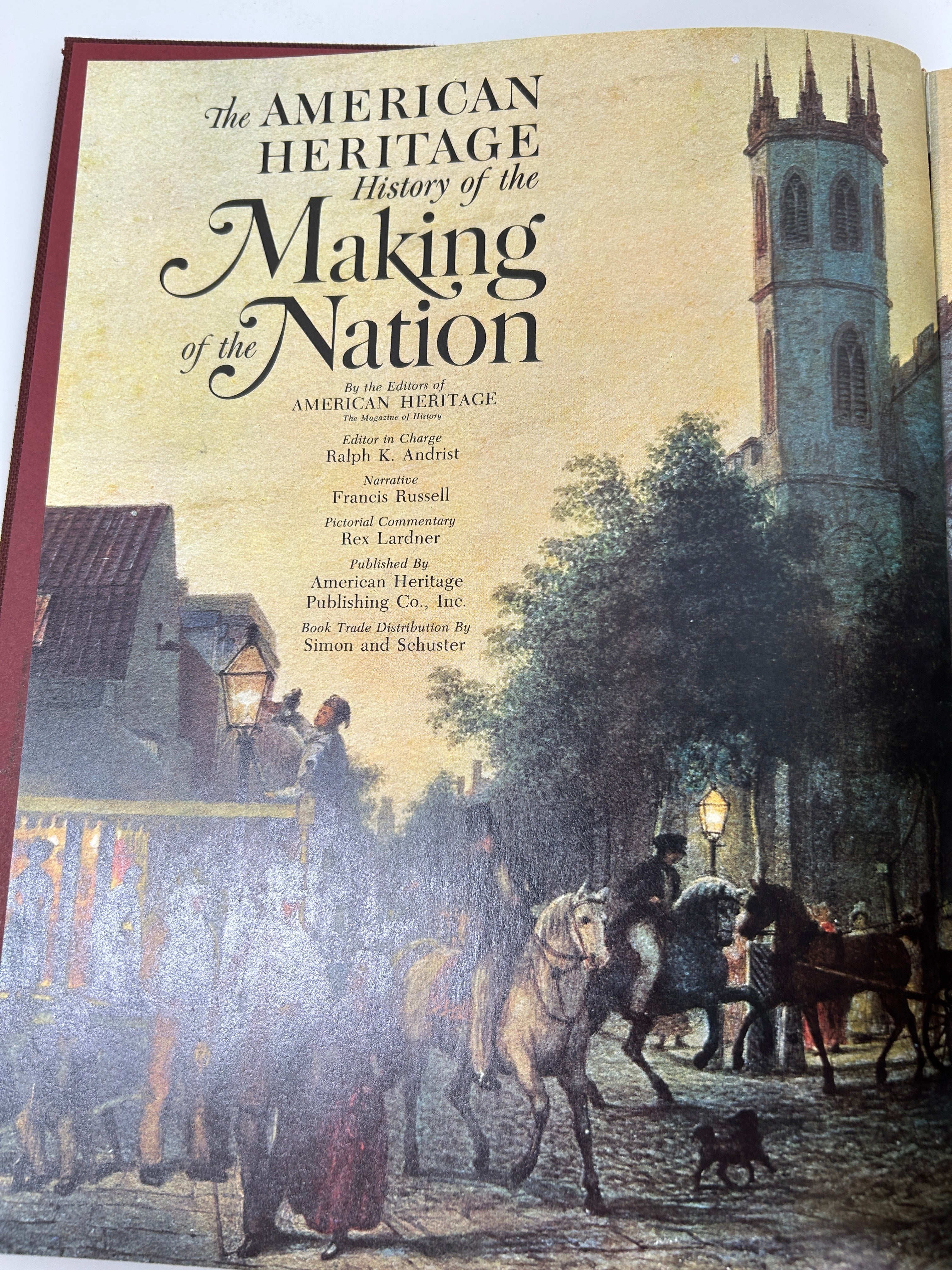 2 Sets American Heritage History: Colonial America/Rise of the Republic HC SC