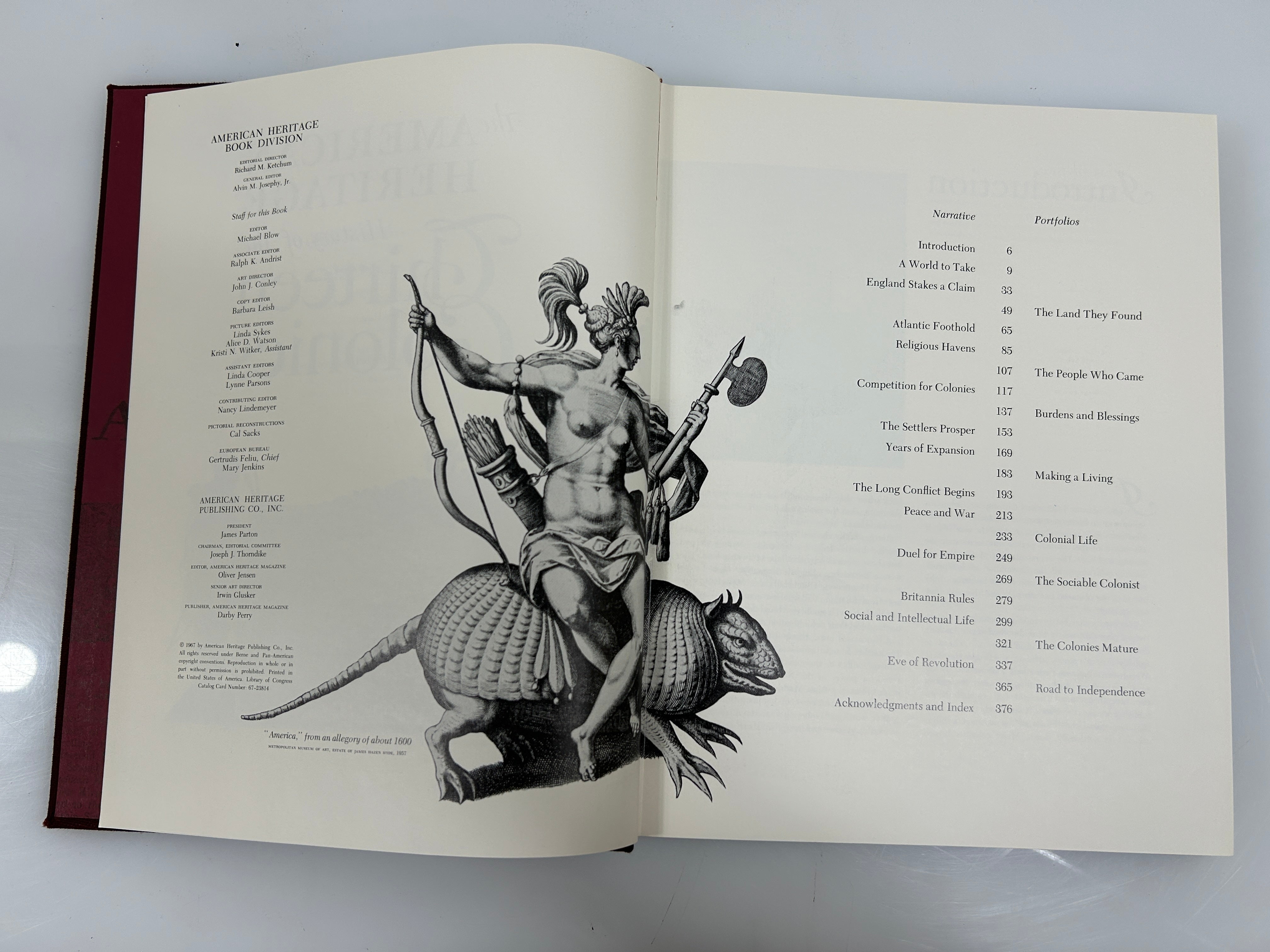 2 Sets American Heritage History: Colonial America/Rise of the Republic HC SC