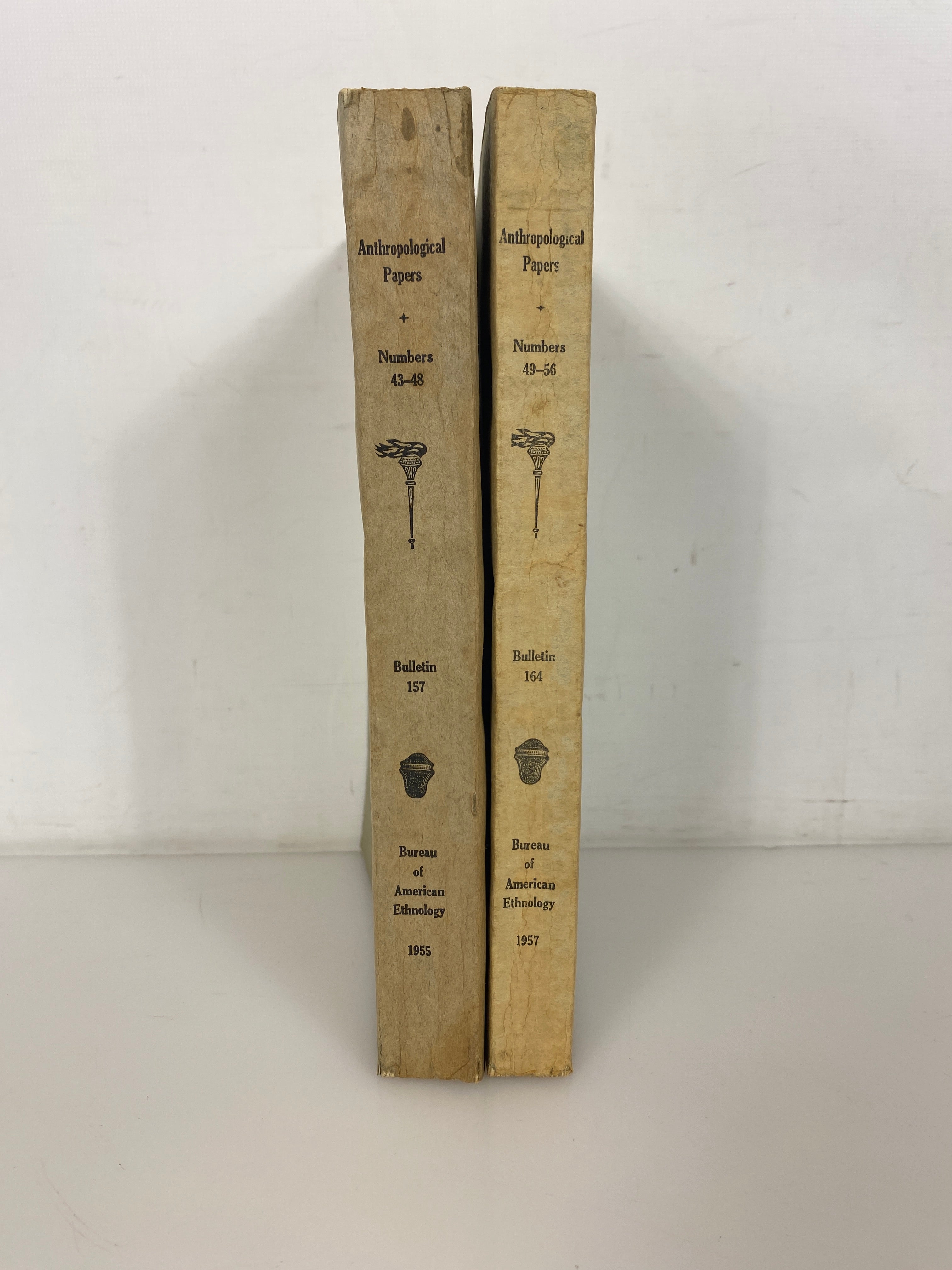 2 Smithsonian Institution Anthropological Papers 43-48/49-56 SC Bulletins