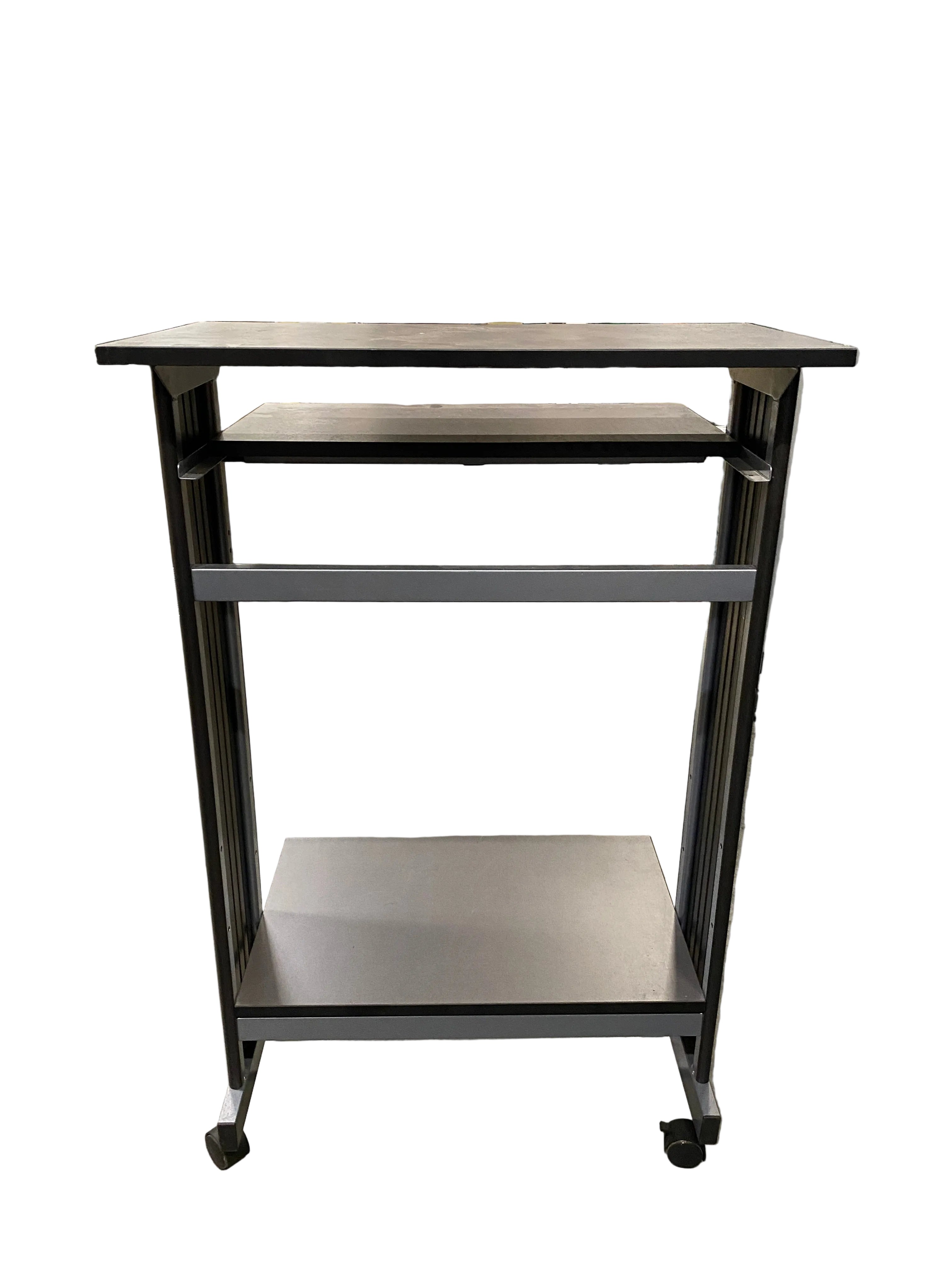2 Tiered Computer Cart