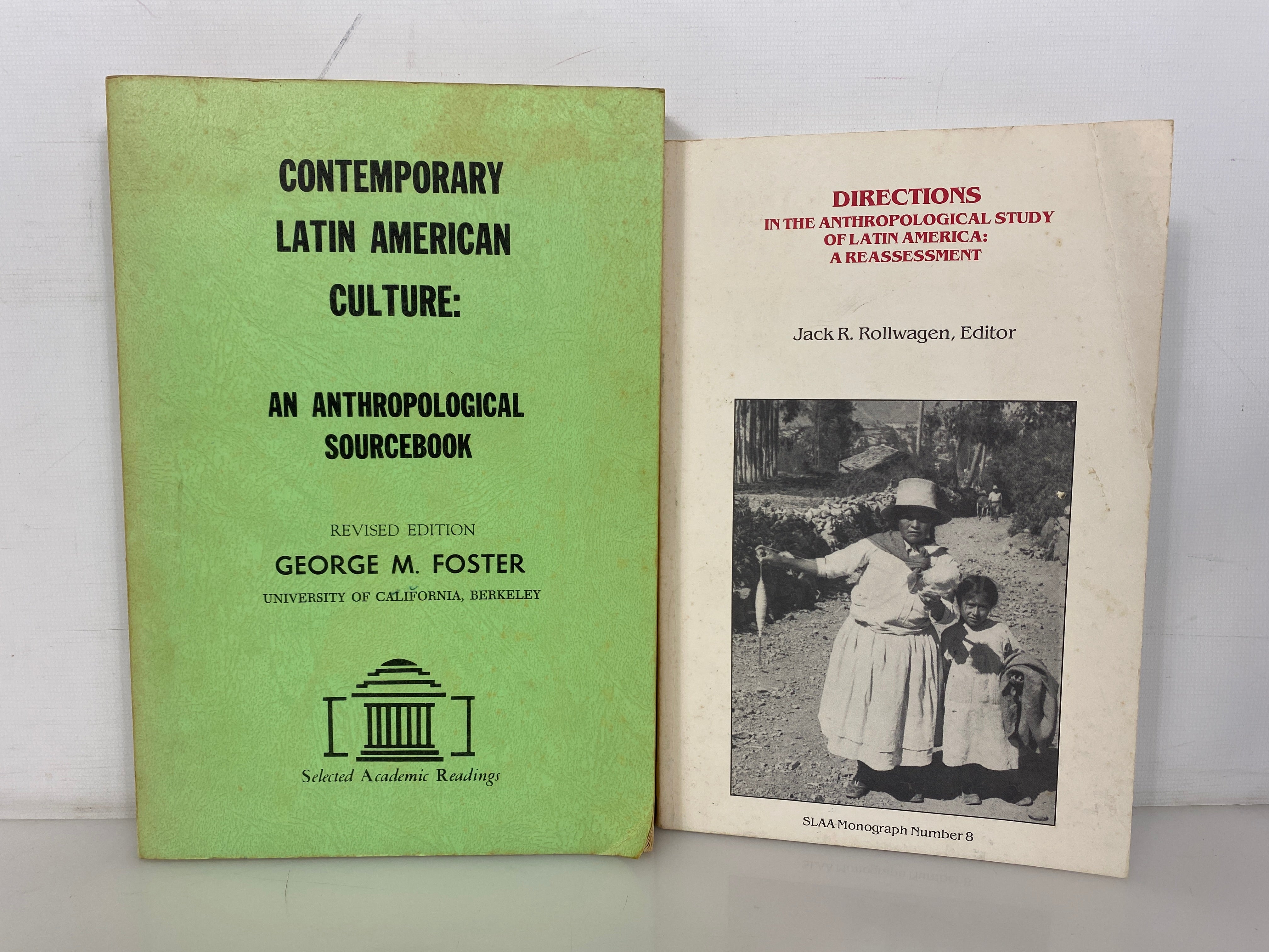 2 Vintage Anthropological Studies of Latin America by Foster/Rollwagen SC