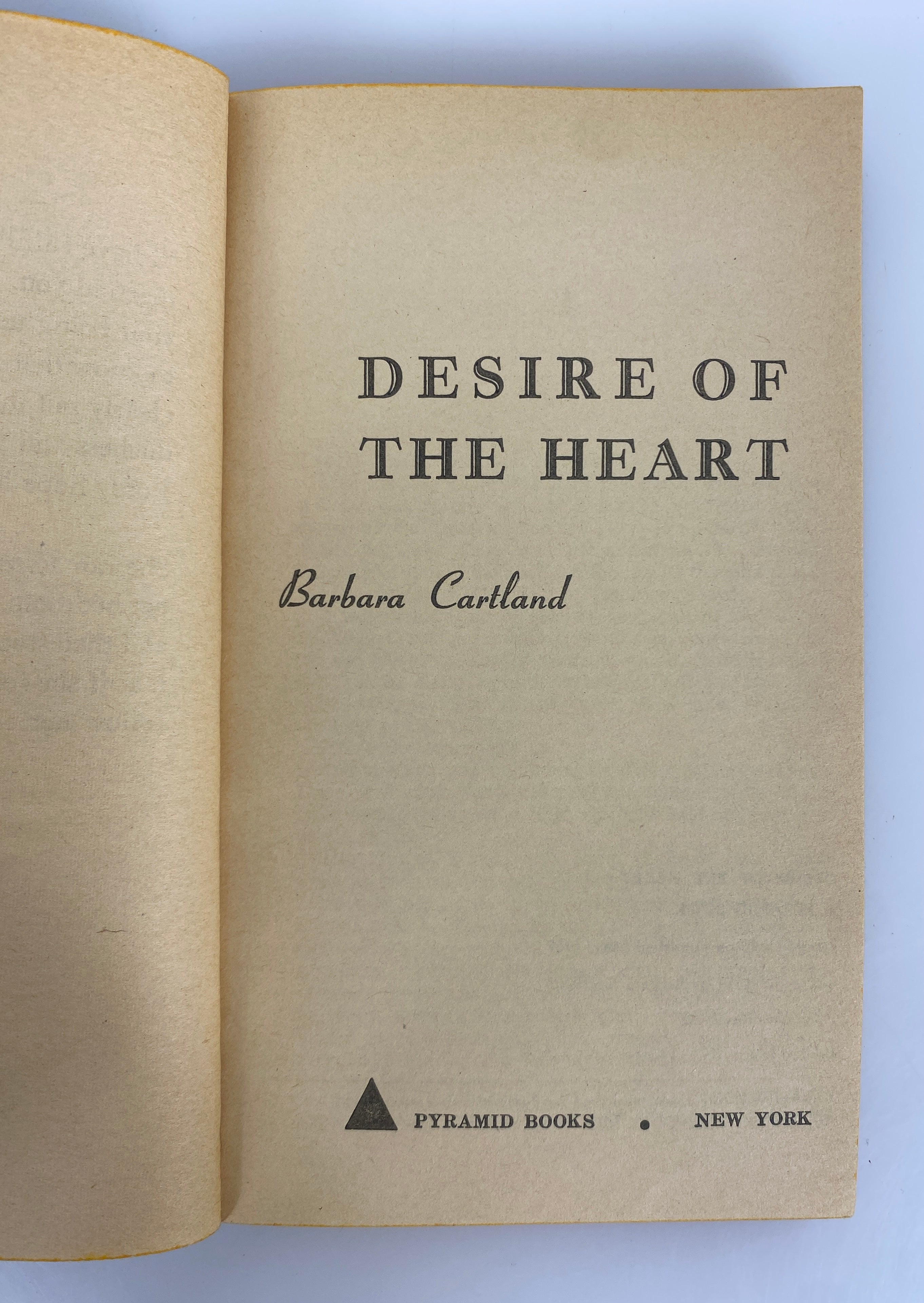 2 Vintage Barbara Cartland PB: Desire of the Heart/The Unpredictable Bride