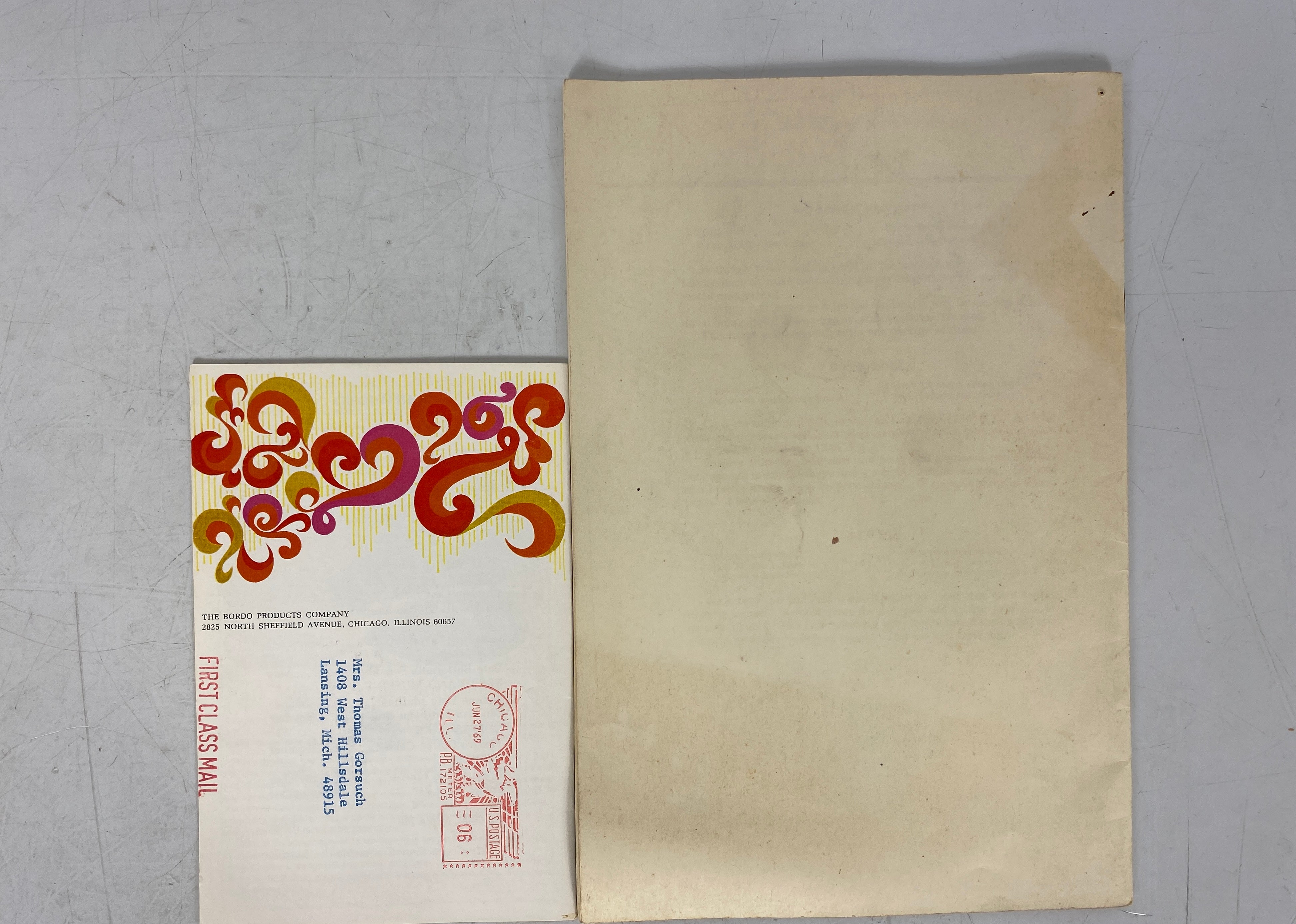 2 Vintage Date Recipe Books: Bordo Date Book (1969)/Hills Brothers Co (1928) SC