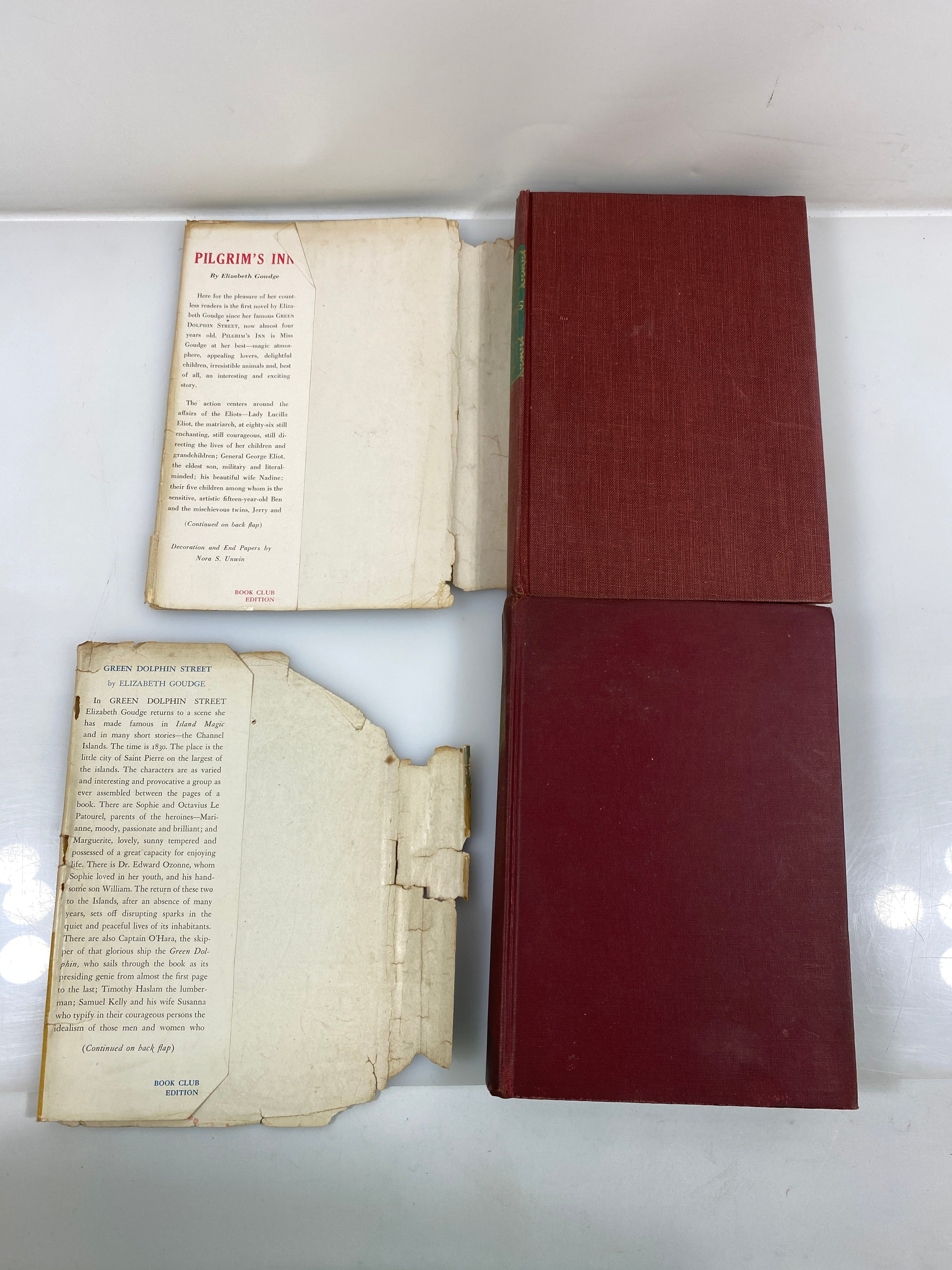 2 Vintage Elizabeth Goudge: Green Dolphin Street/Pilgrim's Inn HC DJ BCE