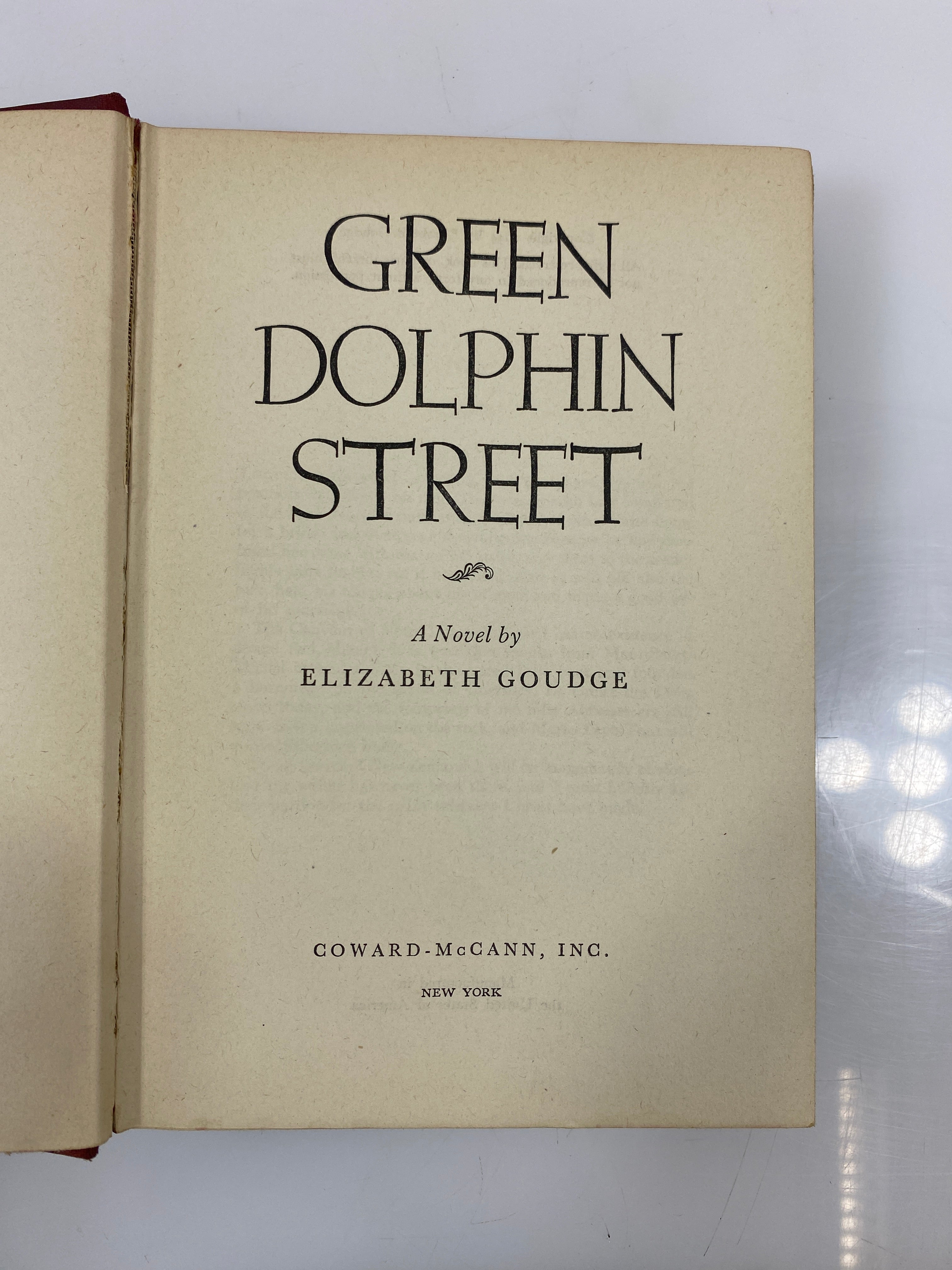 2 Vintage Elizabeth Goudge: Green Dolphin Street/Pilgrim's Inn HC DJ BCE