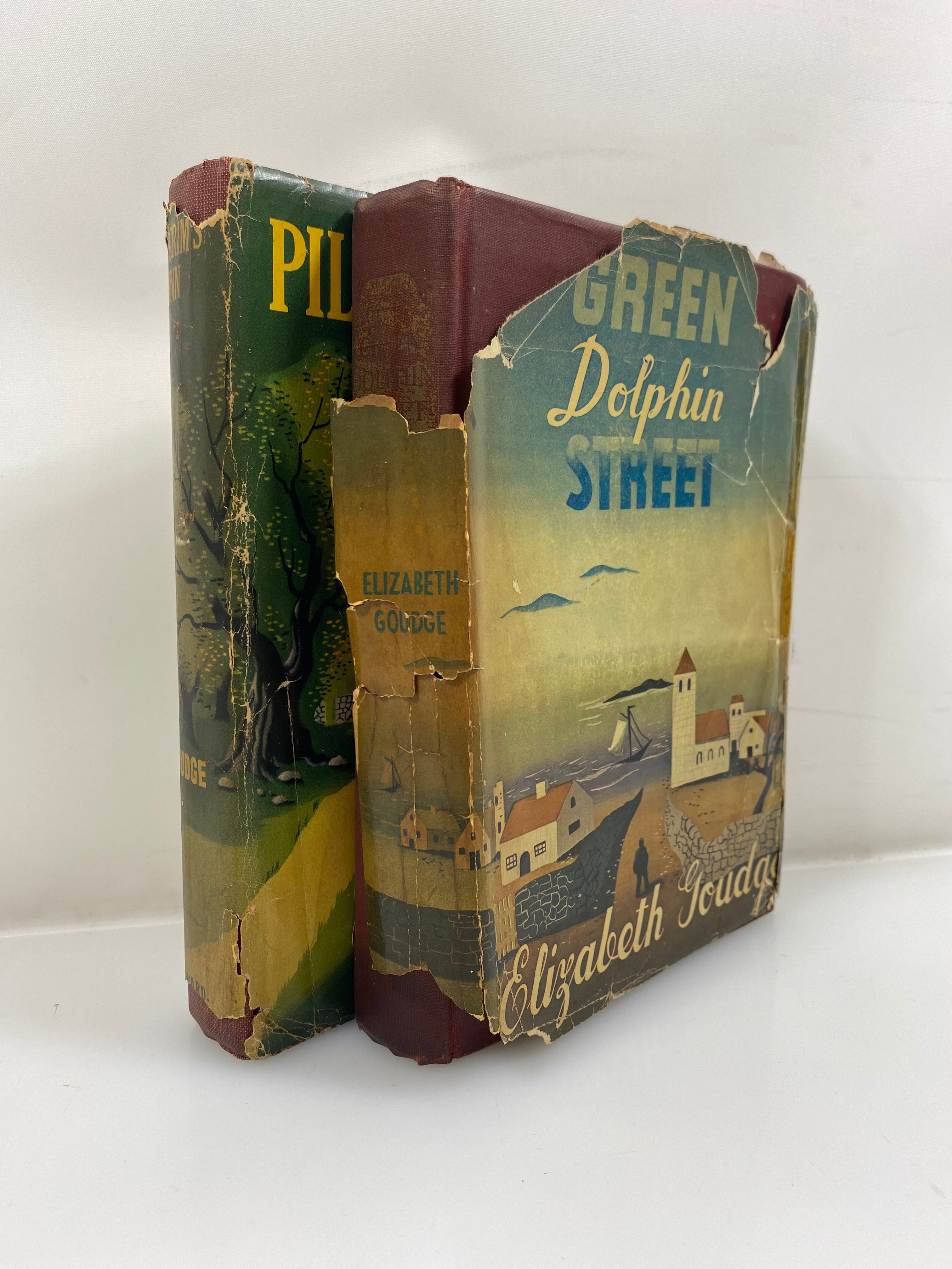 2 Vintage Elizabeth Goudge: Green Dolphin Street/Pilgrim's Inn HC DJ BCE
