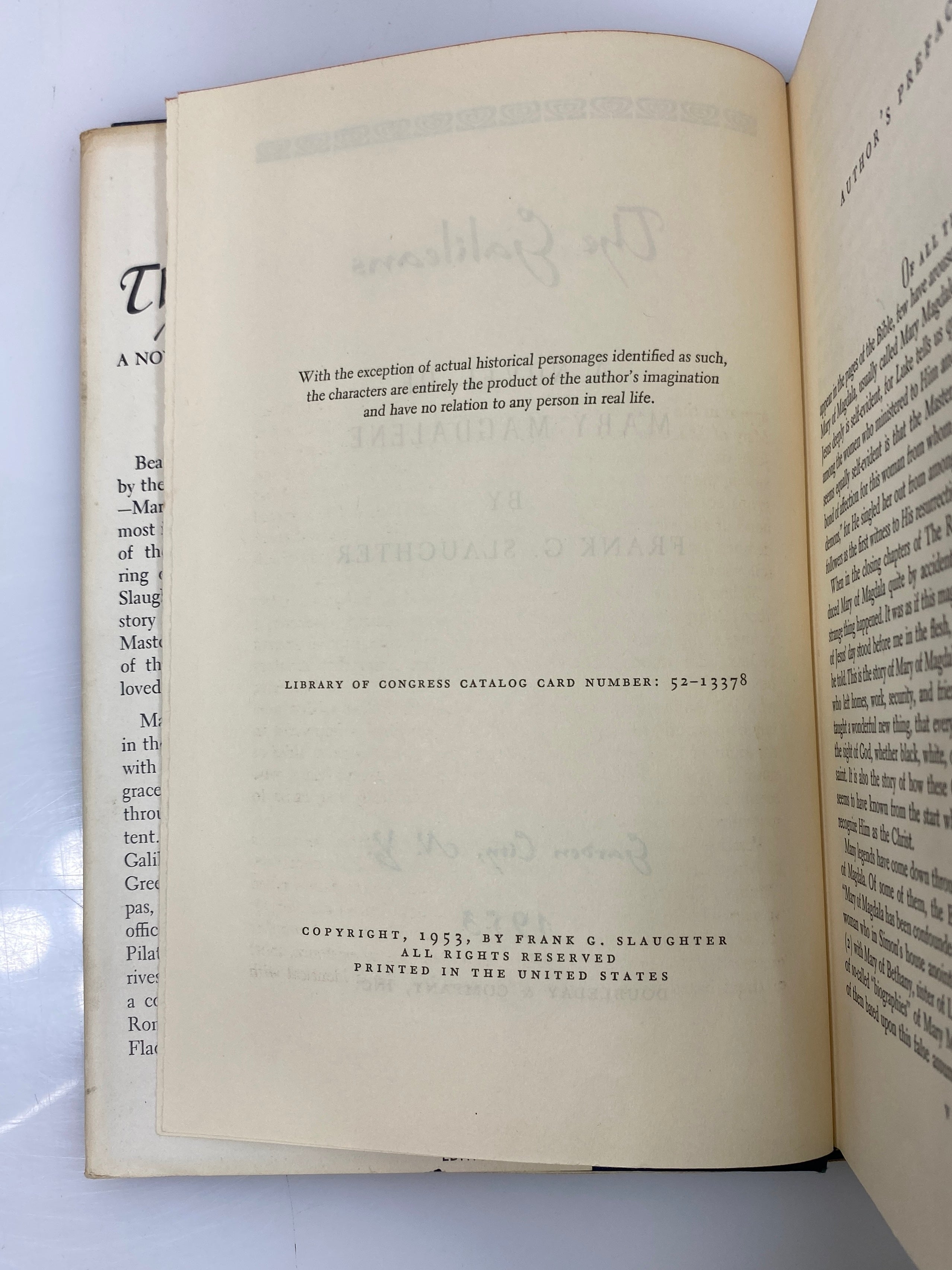 2 Vintage Frank Slaughter: The Stubborn Heart/The Galileans HC DJ BCE