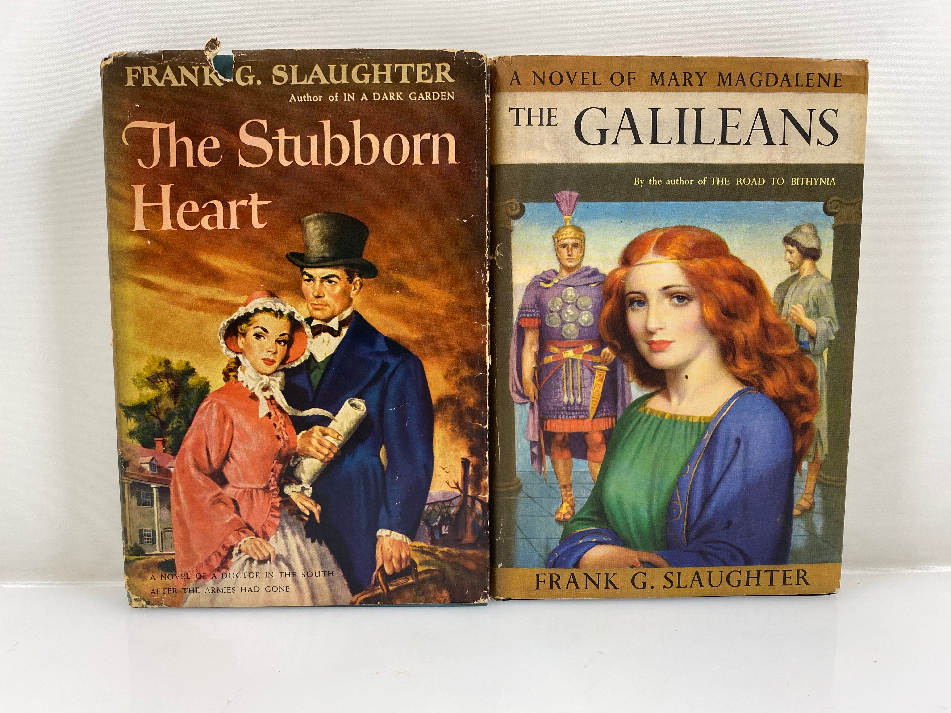 2 Vintage Frank Slaughter: The Stubborn Heart/The Galileans HC DJ BCE